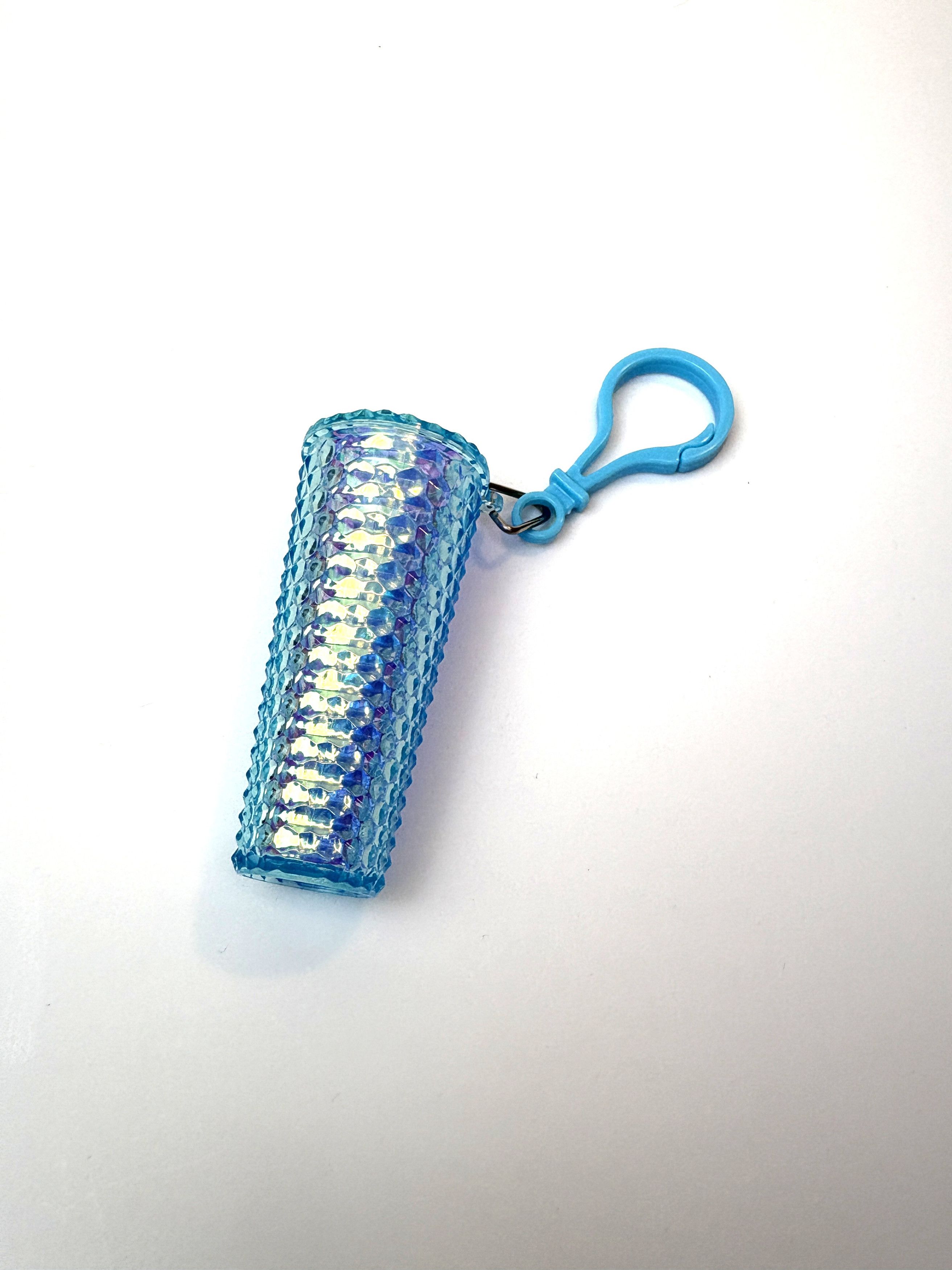Other Mini Drink Studded Cup Keychain Bag Charm iridescent blue Size ONE SIZE - 6 Thumbnail