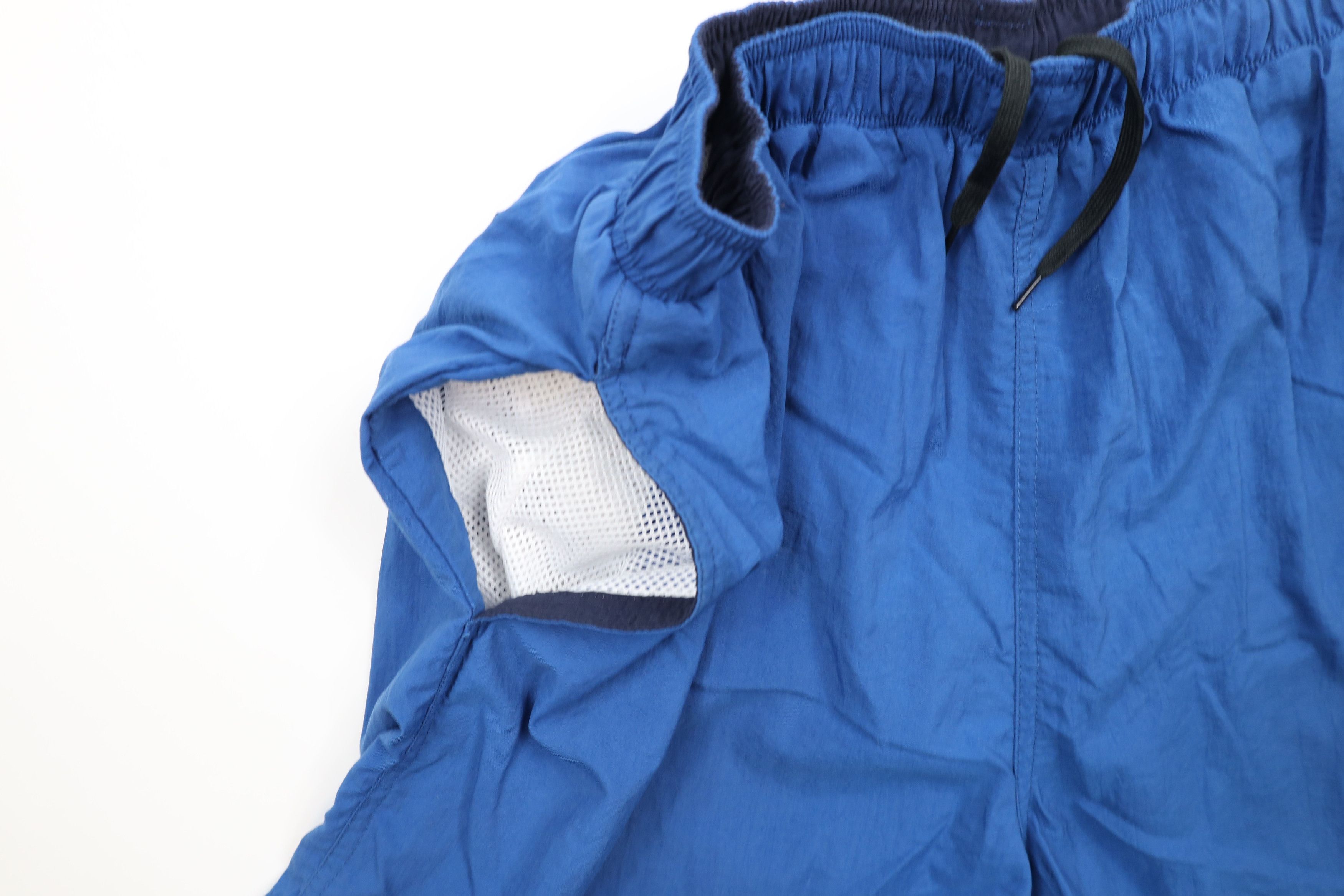 Vintage × Woolrich Woolen Mills Vintage 90s Woolrich Above Knee Lined Shorts Baggies Blue Size US 34 / EU 50 - 6 Thumbnail