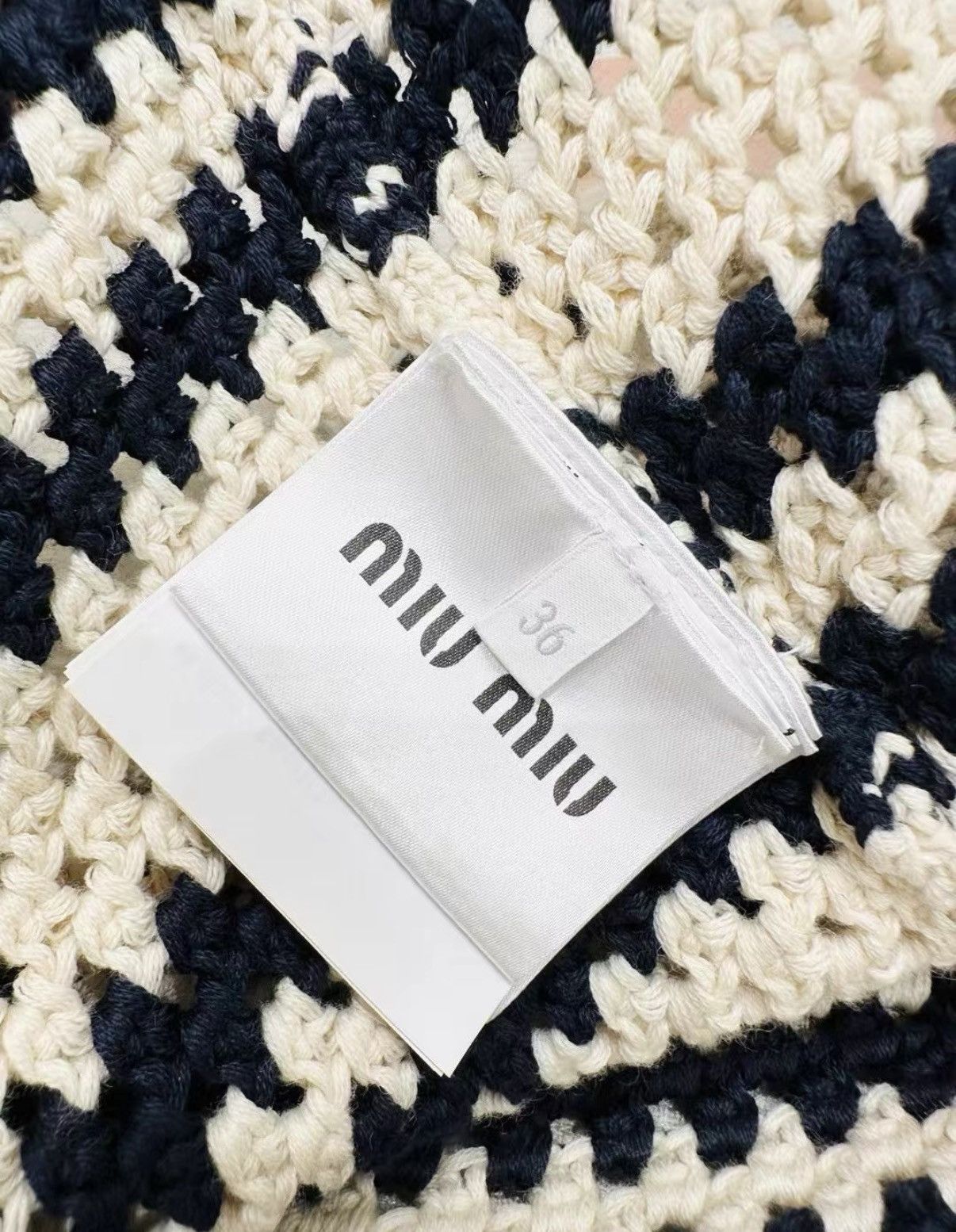 Miu Miu Miu Miu 25 Fall/Winter Arrival Striped Knit Mini Skirt J33 Size XS / US 0-2 / IT 36-38 - 5 Thumbnail