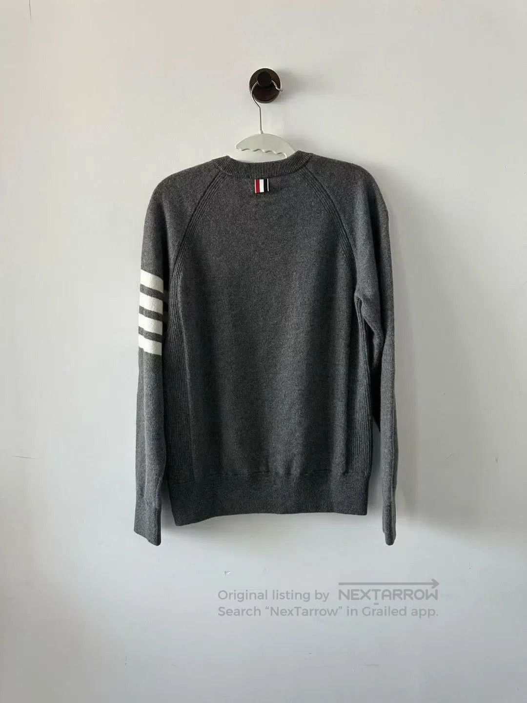 Thom Browne Thom Browne Medium Grey Cashmere Sweater| Size US S / EU 44-46 / 1 - 2 Thumbnail