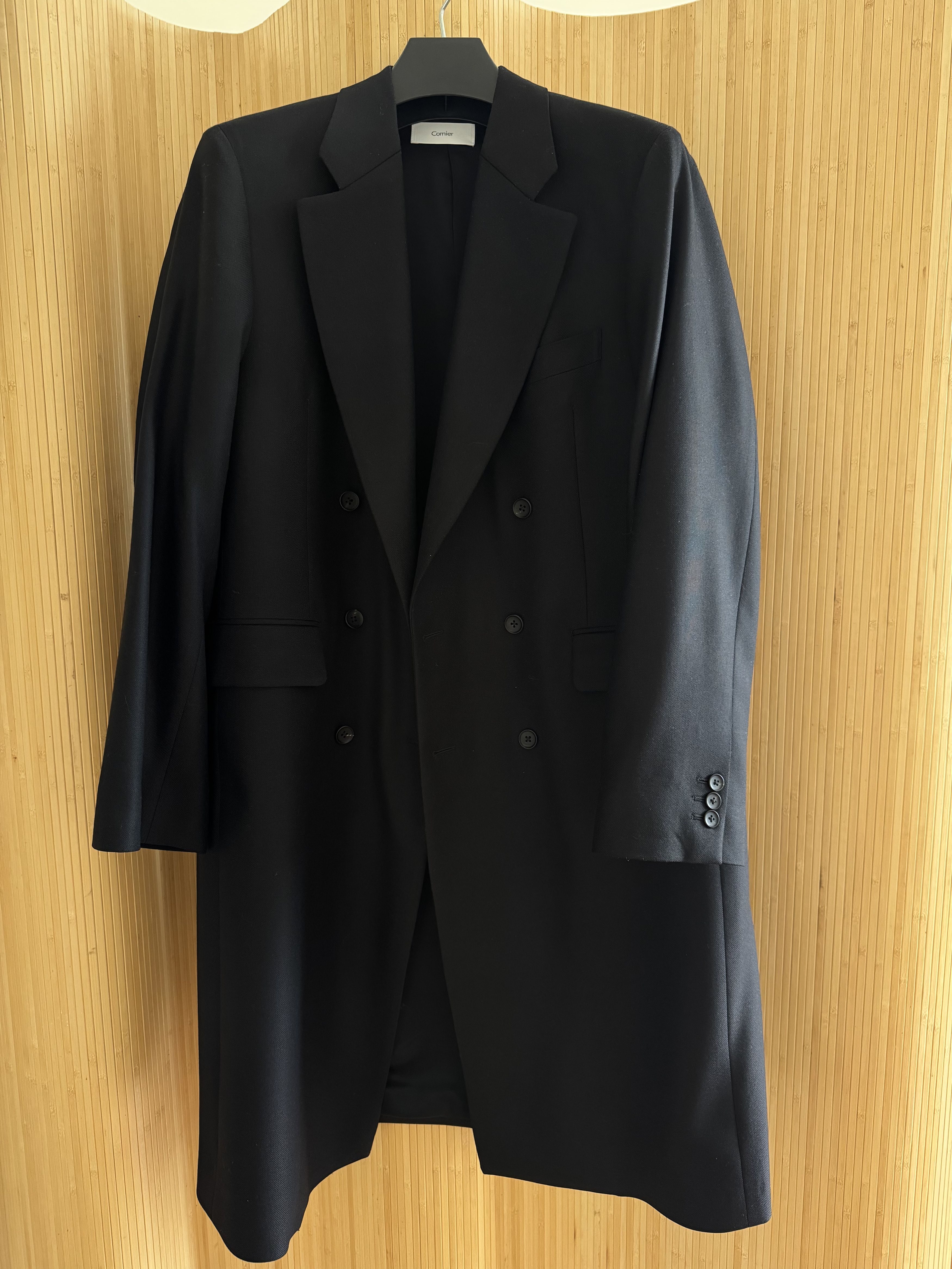 Japanese Brand Double-Breasted Wool Coat Size US S / EU 44-46 / 1 - 1 Thumbnail
