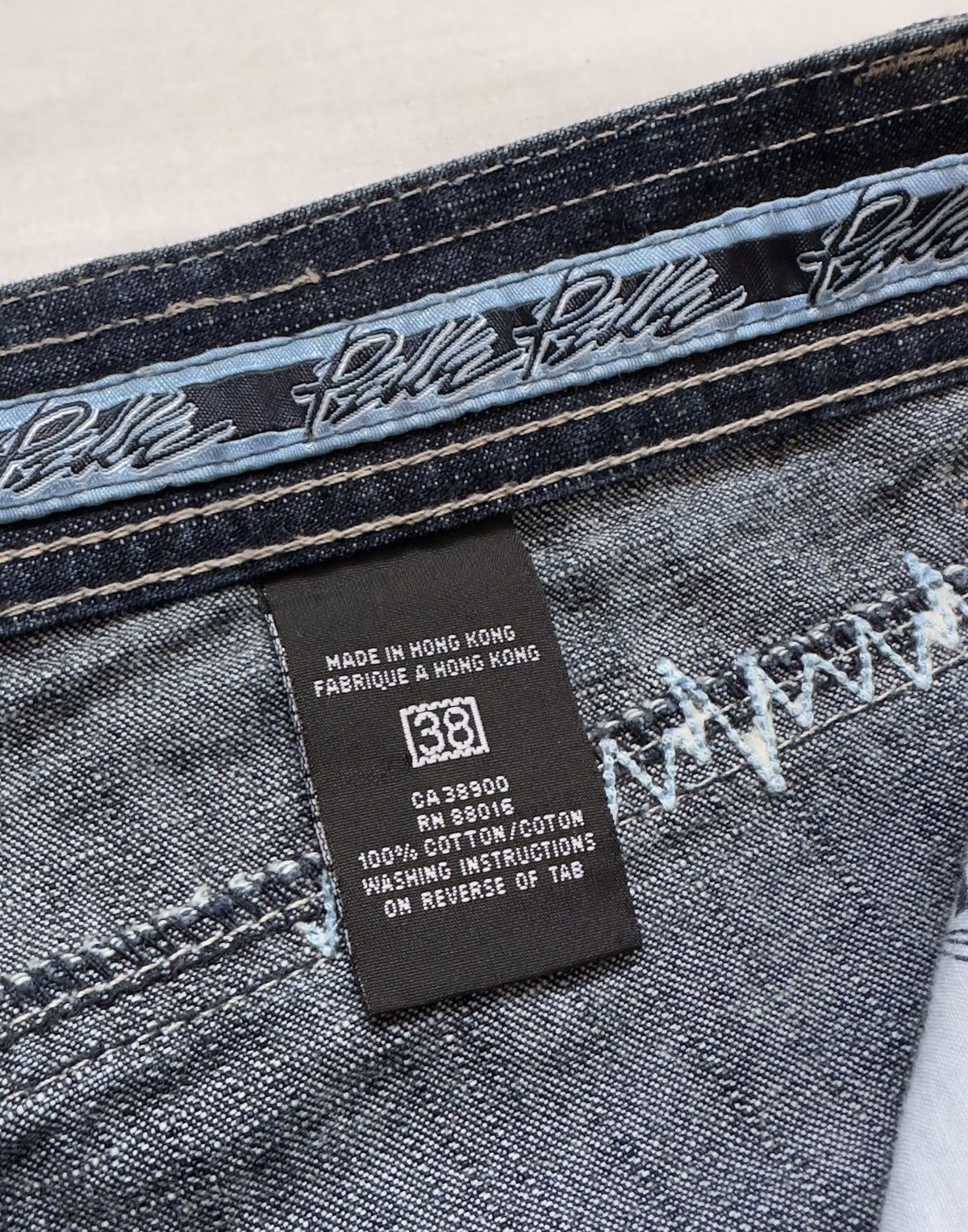 Pelle Pelle VINTAGE PELLE PELLE DENIM RAP BAGGY CARPENTER 90S RARE JEANS Size US 38 / EU 54 - 13 Thumbnail