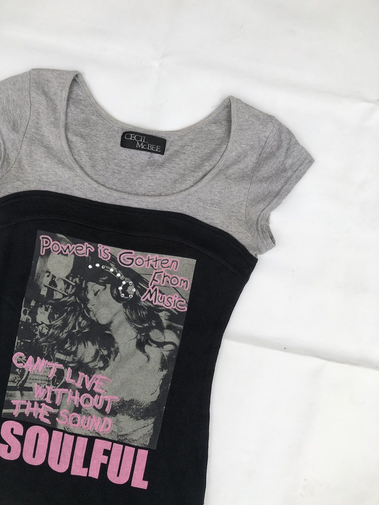 KMRii Japanese Poem Cecil Mcbee Cotton Punk Style Tee Size US S / EU 44-46 / 1 - 3 Thumbnail