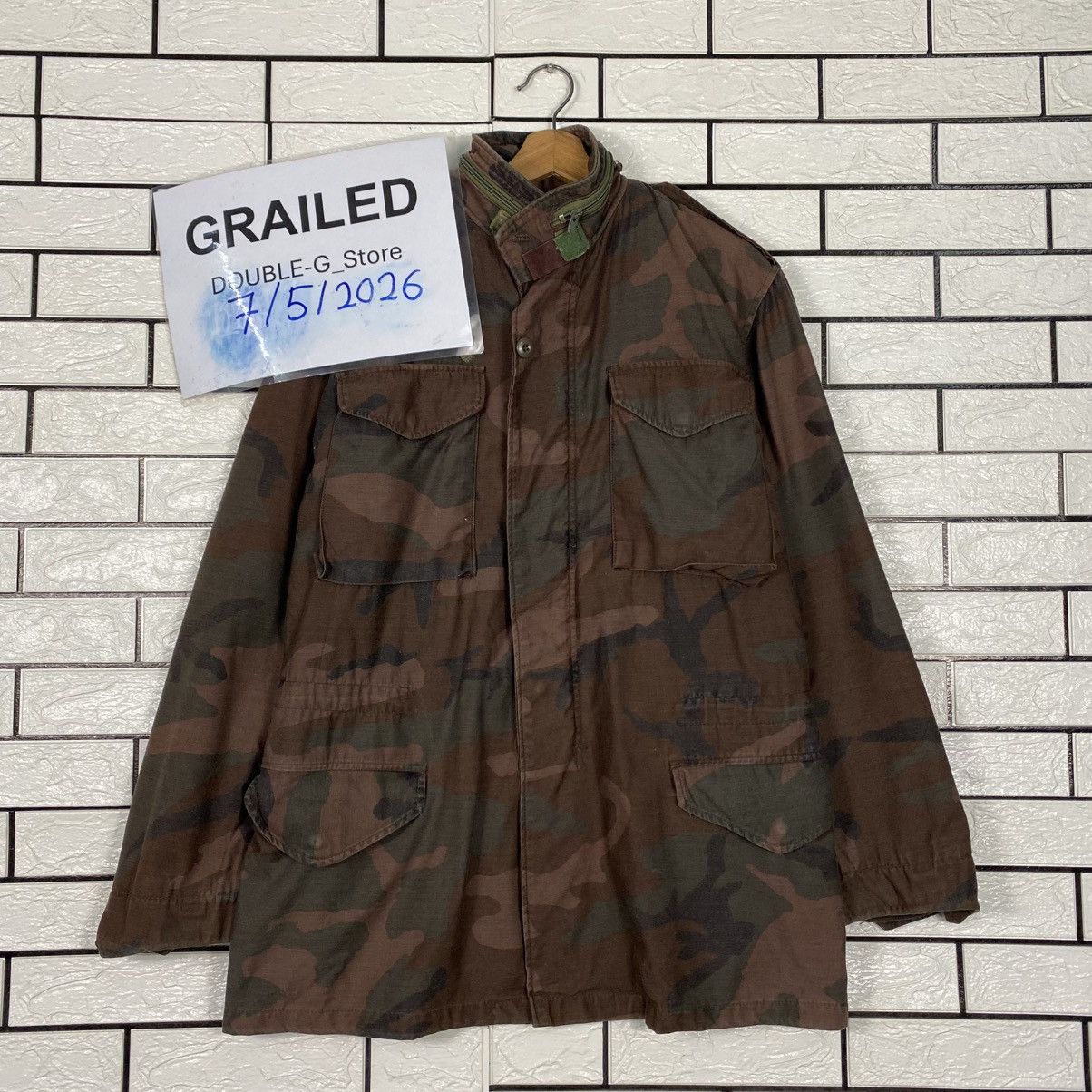 Vintage Vintage M51 Chore Military Jacket Camoflouge Multi Pocket Size US S / EU 44-46 / 1 - 1 Thumbnail