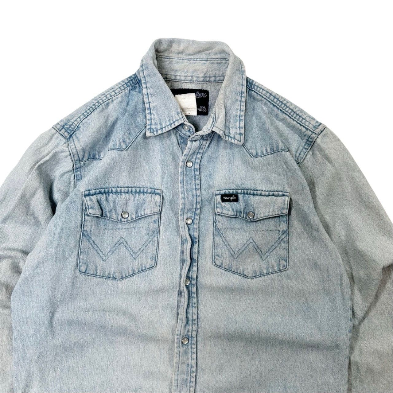 Vintage Vintage 80s Wrangler Enamel Button Western Wear Button Up Size US XXL / EU 58 / 5 - 2 Thumbnail