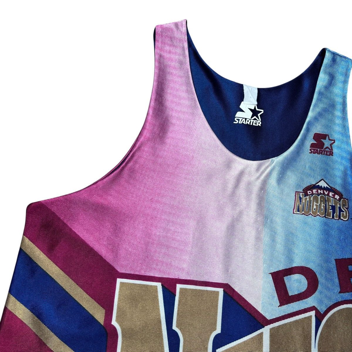Starter 1990s NBA Denver Nuggets Starter Reversible Practice Jersey Size US XL / EU 56 / 4 - 6 Thumbnail