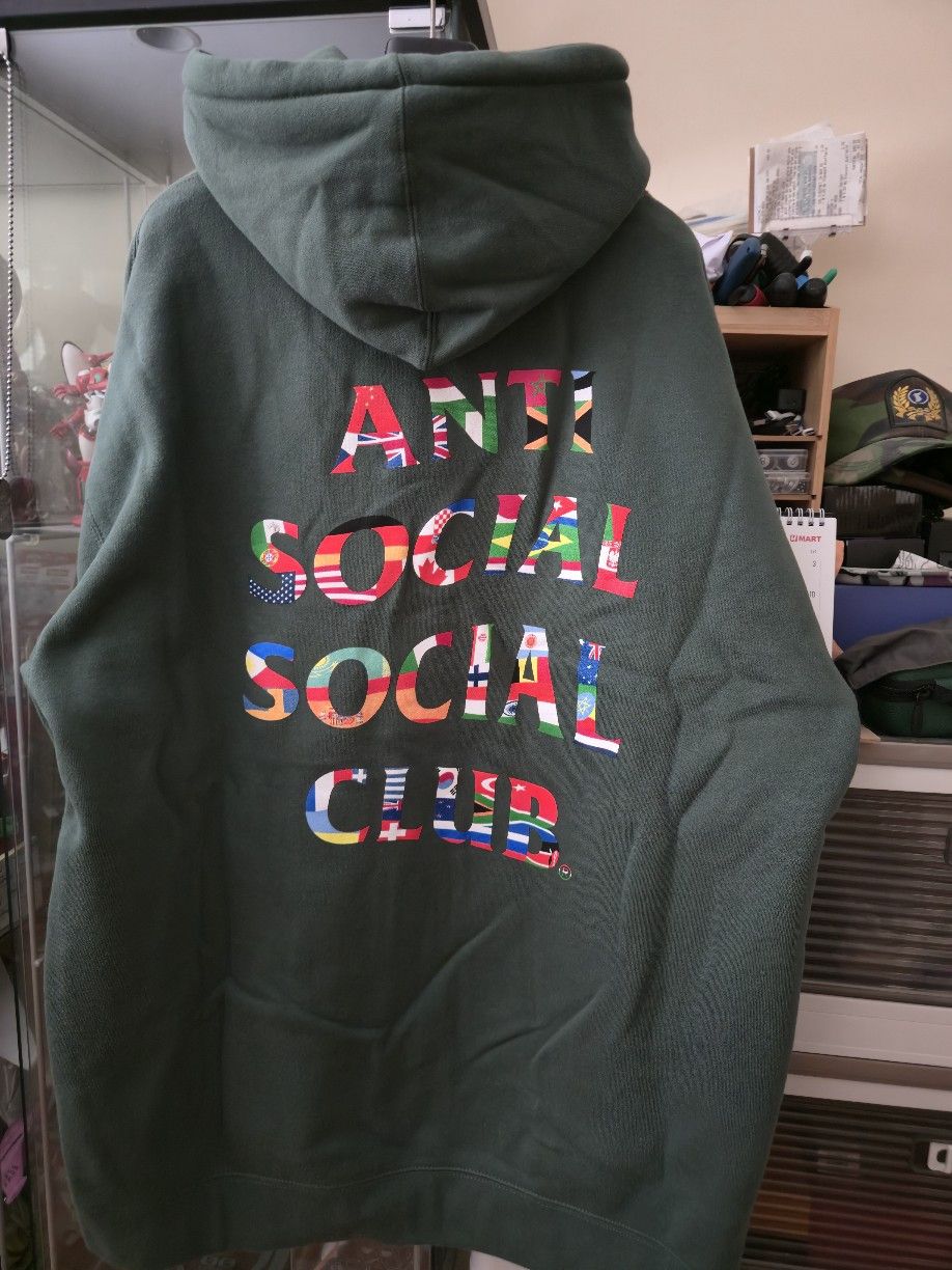 Anti Social Social Club Anti Social Social Club Flag Collage Hoodie Size US XXL / EU 58 / 5 - 1 Thumbnail