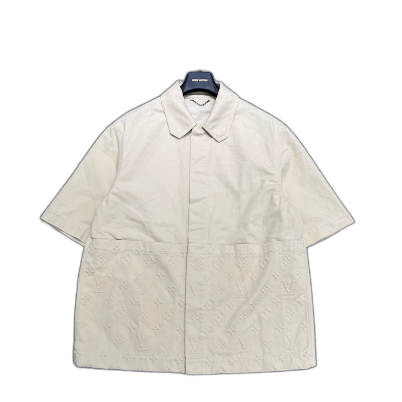 Louis Vuitton Louis Vuitton Short Sleeve Shirt Beige Size US L / EU 52-54 / 3 - 1 Thumbnail
