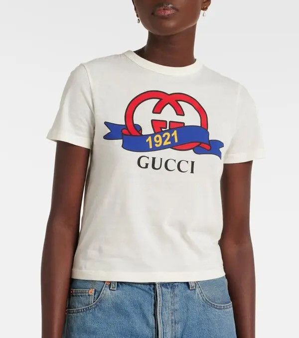 Gucci Gucci Interlocking G Printed Cotton T-shirt Size S / US 4 / IT 40 - 7 Thumbnail