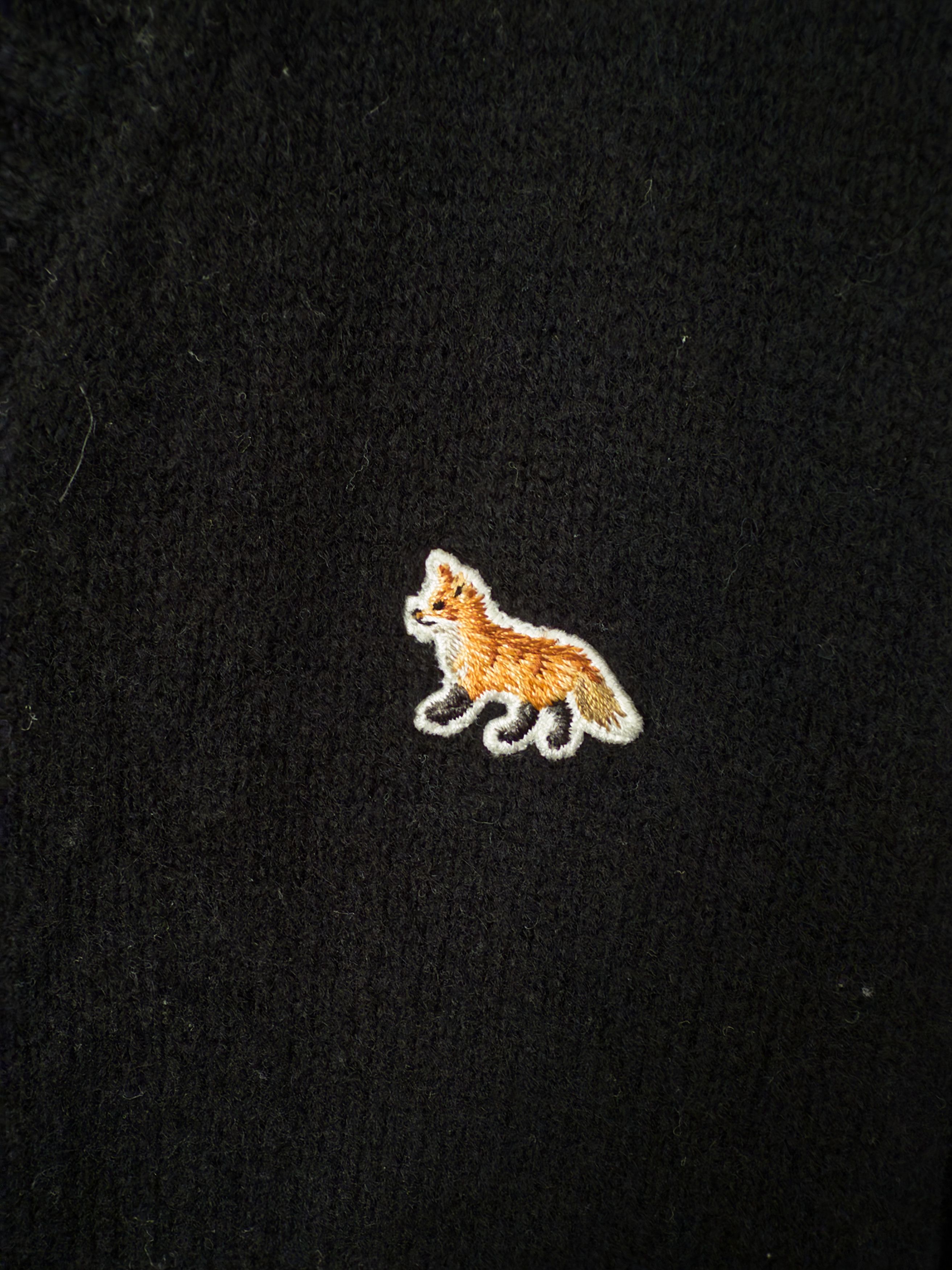 Maison Kitsune Maison Kitsuné Black Fox Cardigan Size US XXL / EU 58 / 5 - 4 Thumbnail