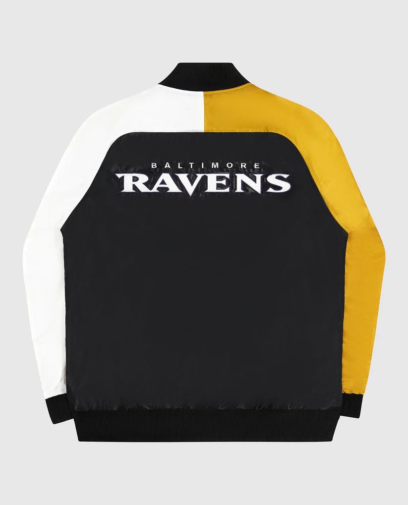 Starter NFL Baltimore Ravens Varsity Satin Full-Snap Jacket Size US XXL / EU 58 / 5 - 4 Thumbnail