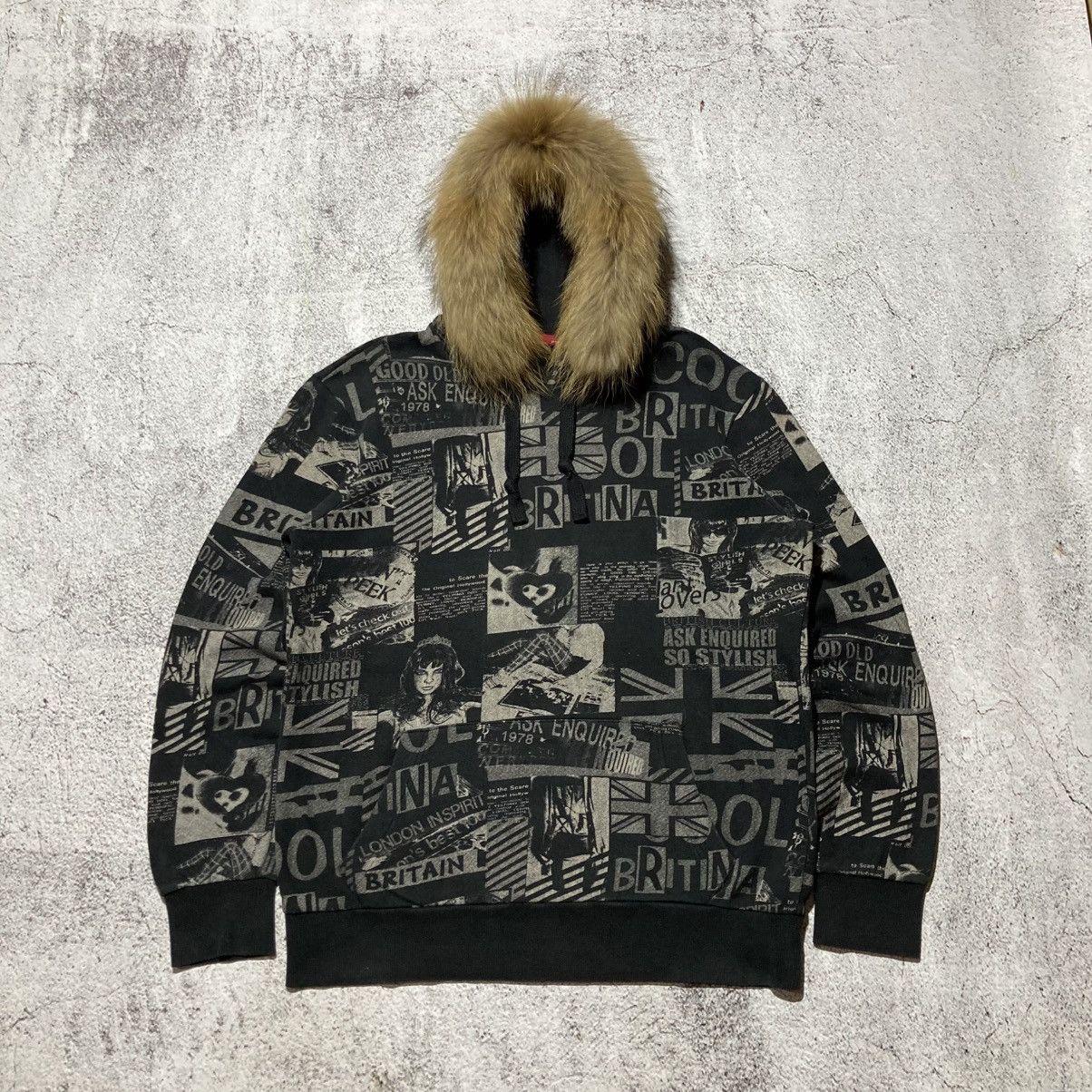 Japanese Brand Soundless era fur hoodie Geaksx | Grailed