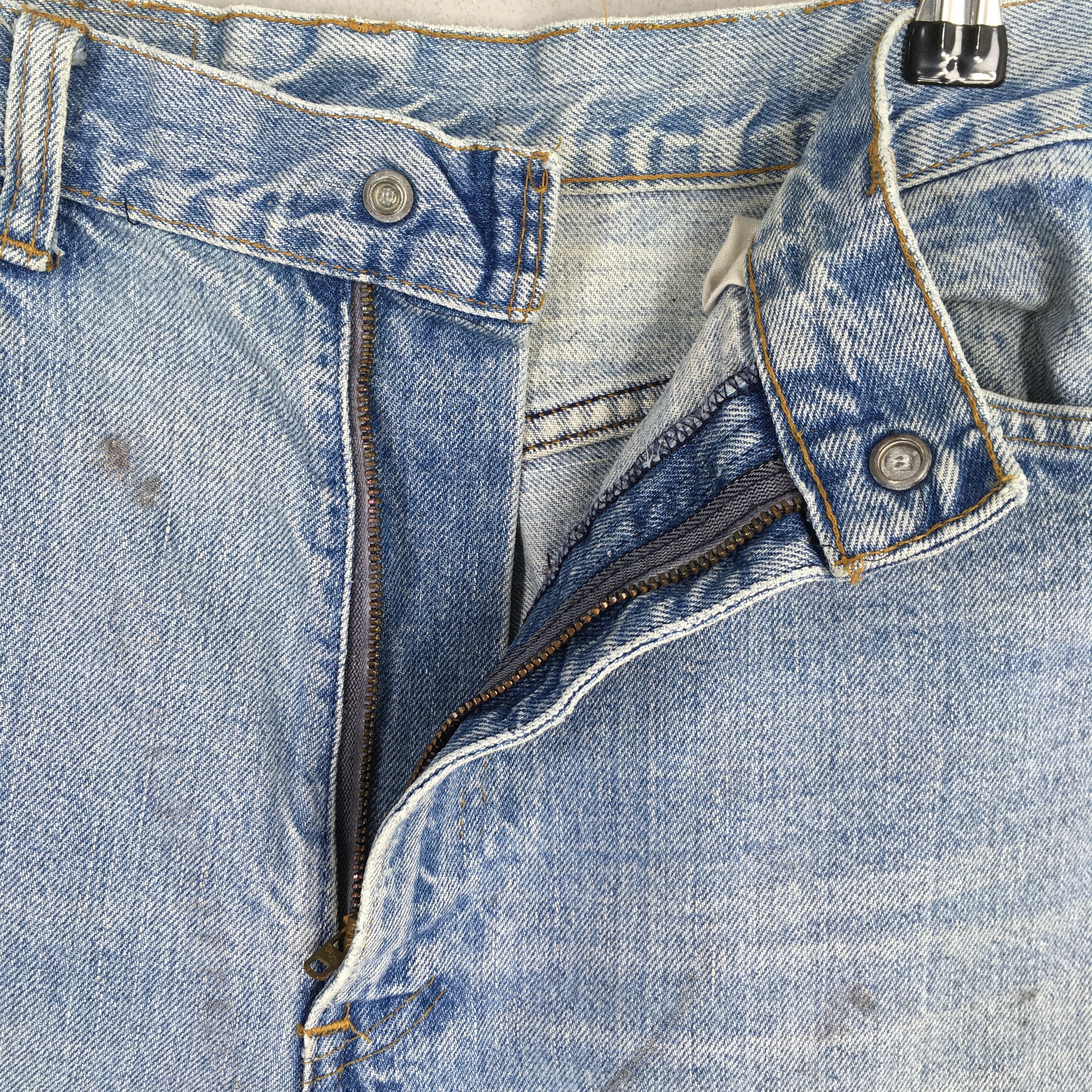Levi's Size 25x31 Vintage Levi's 505 Light Wash Zipper Jeans S618 Size 25" / US 0 / IT 36 - 6 Thumbnail