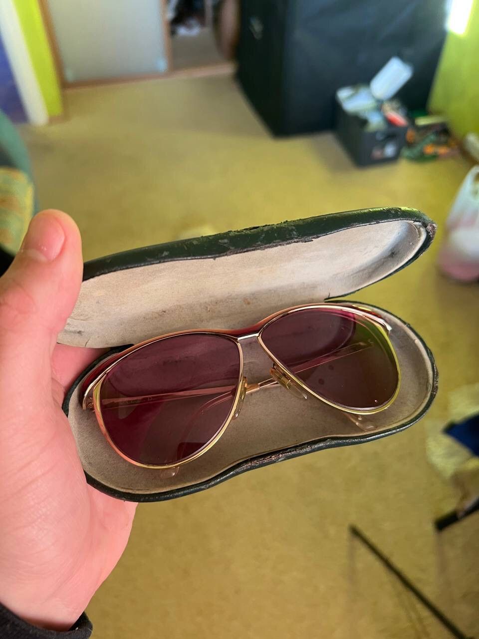 Dior × Vintage Christian Dior Vintage 80s Eyeglasses Austria Metal Frame Size ONE SIZE - 22 Thumbnail