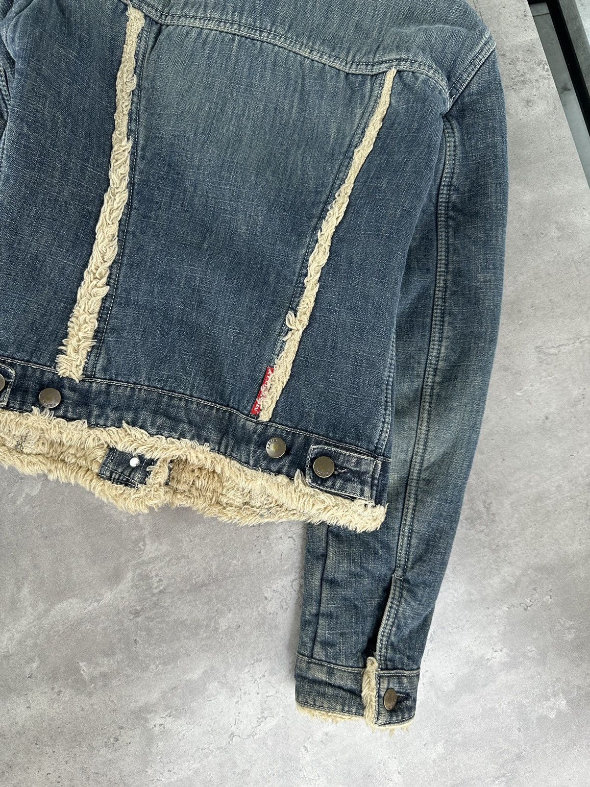Miss Sixty Miss Sixty Sherpa Denim Jacket Size S / US 4 / IT 40 - 12 Thumbnail