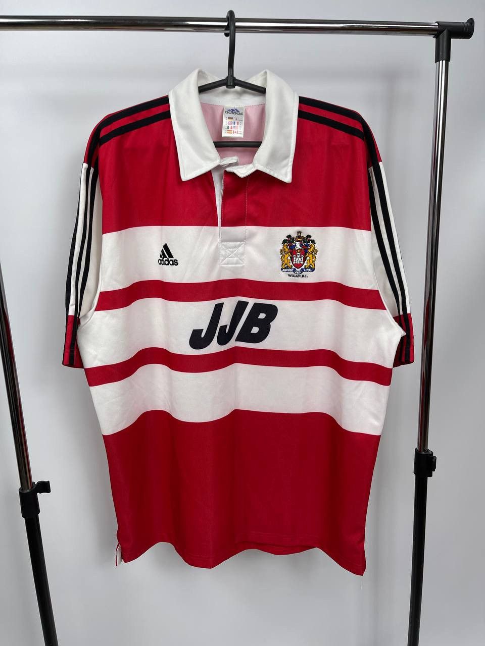 Adidas MENS ADIDAS RUGBY LEAGUE WIGAN WARRIORS 2000/2001 SIZE XL Size US XL / EU 56 / 4 - 1 Thumbnail
