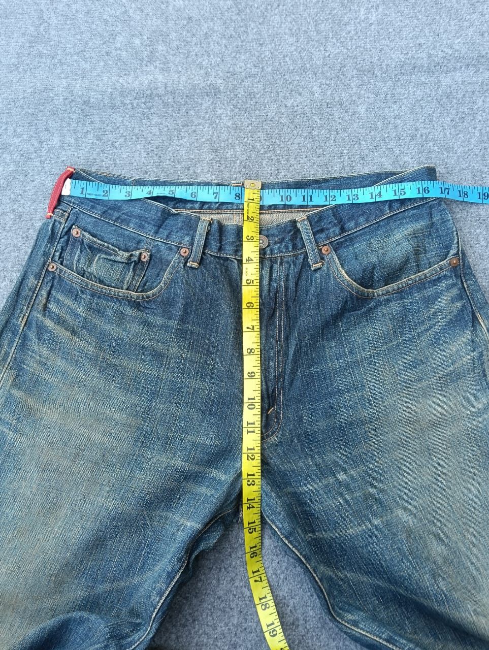 Levi's Vintage Levi's 510 Super Wide Leg Baggy Jeans Red Loop. Size US 33 - 3 Thumbnail