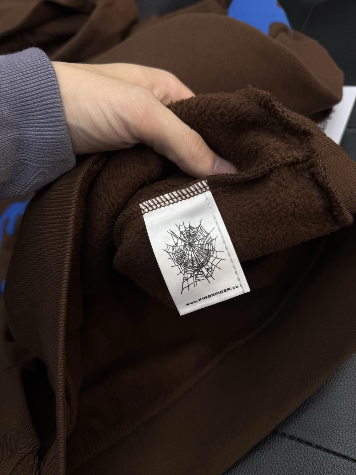 Sp5der Sp5der Worldwide Brown/Blue Hoodie Size (M) (NEW) Size US M / EU 48-50 / 2 - 8 Thumbnail