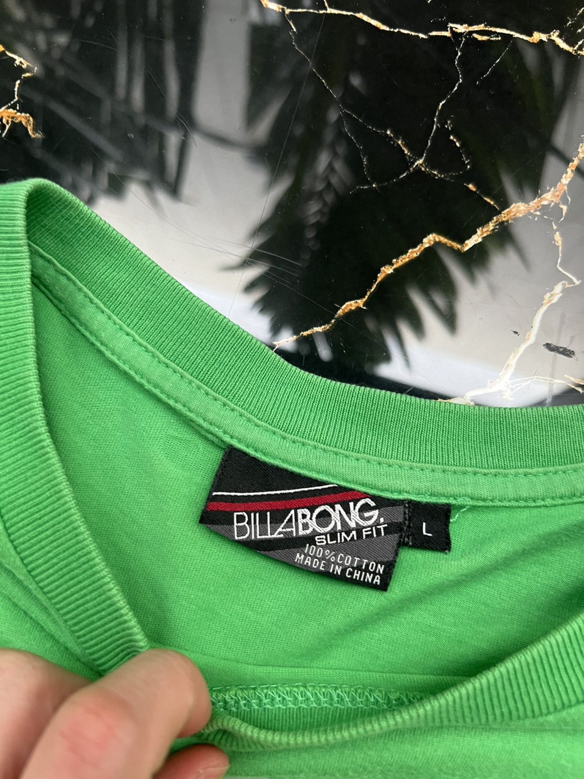 Billabong × Vintage 90’s BILLABONG RARE BIG LOGO Y2K TEE SURF Size US L / EU 52-54 / 3 - 5 Thumbnail