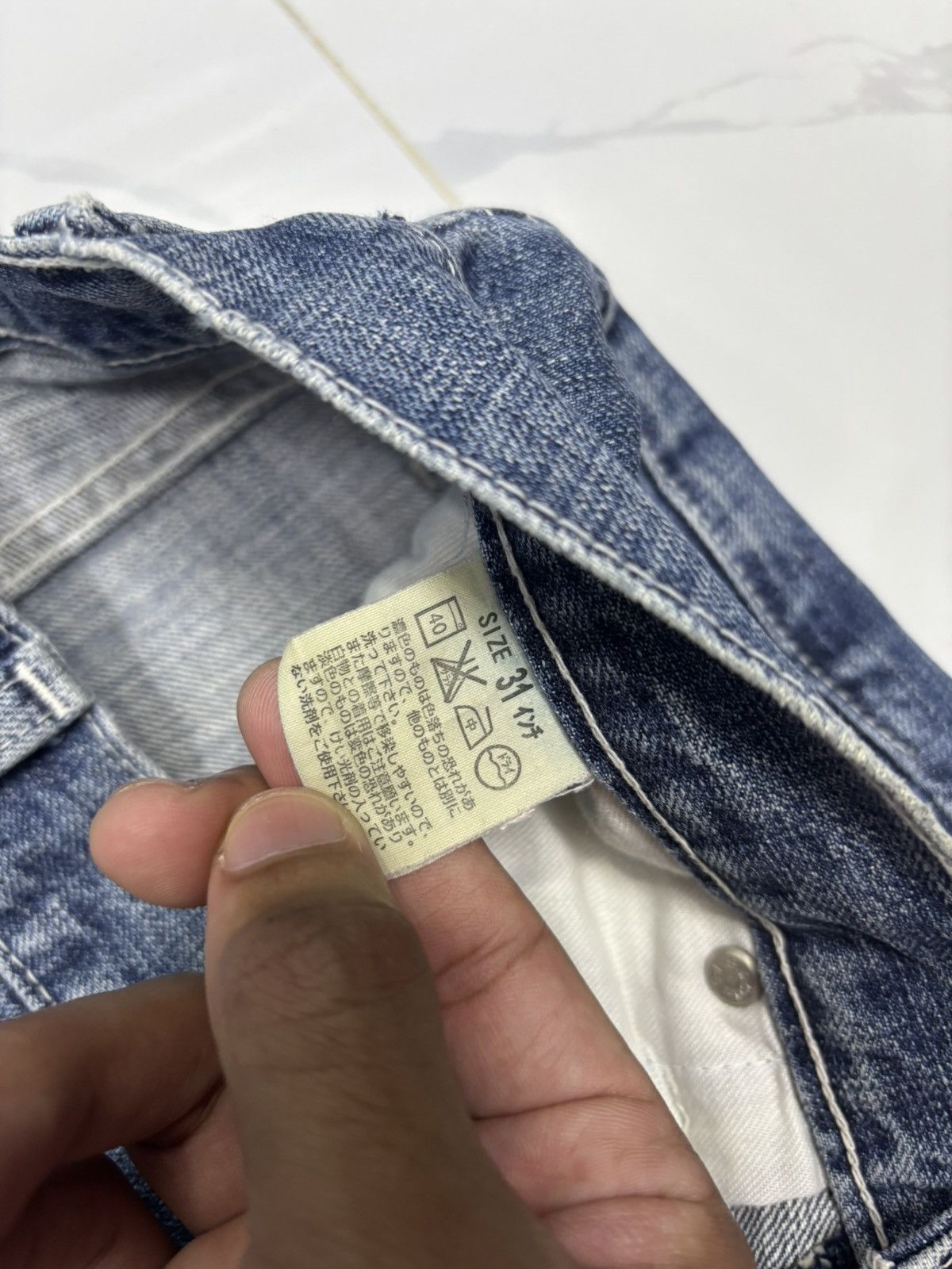 If Six Was Nine 💥Flare Levis 90s Strauss Co Bootcut Denim Jeans Flared Size US 31 - 12 Thumbnail