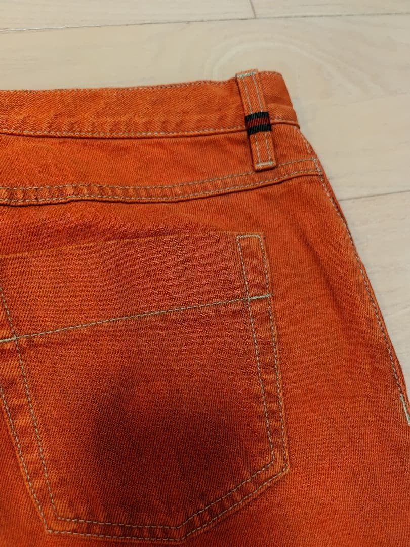 Gucci Gucci Orange Denim Jeans 48 New with Tags Size US 32 / EU 48 - 11 Thumbnail