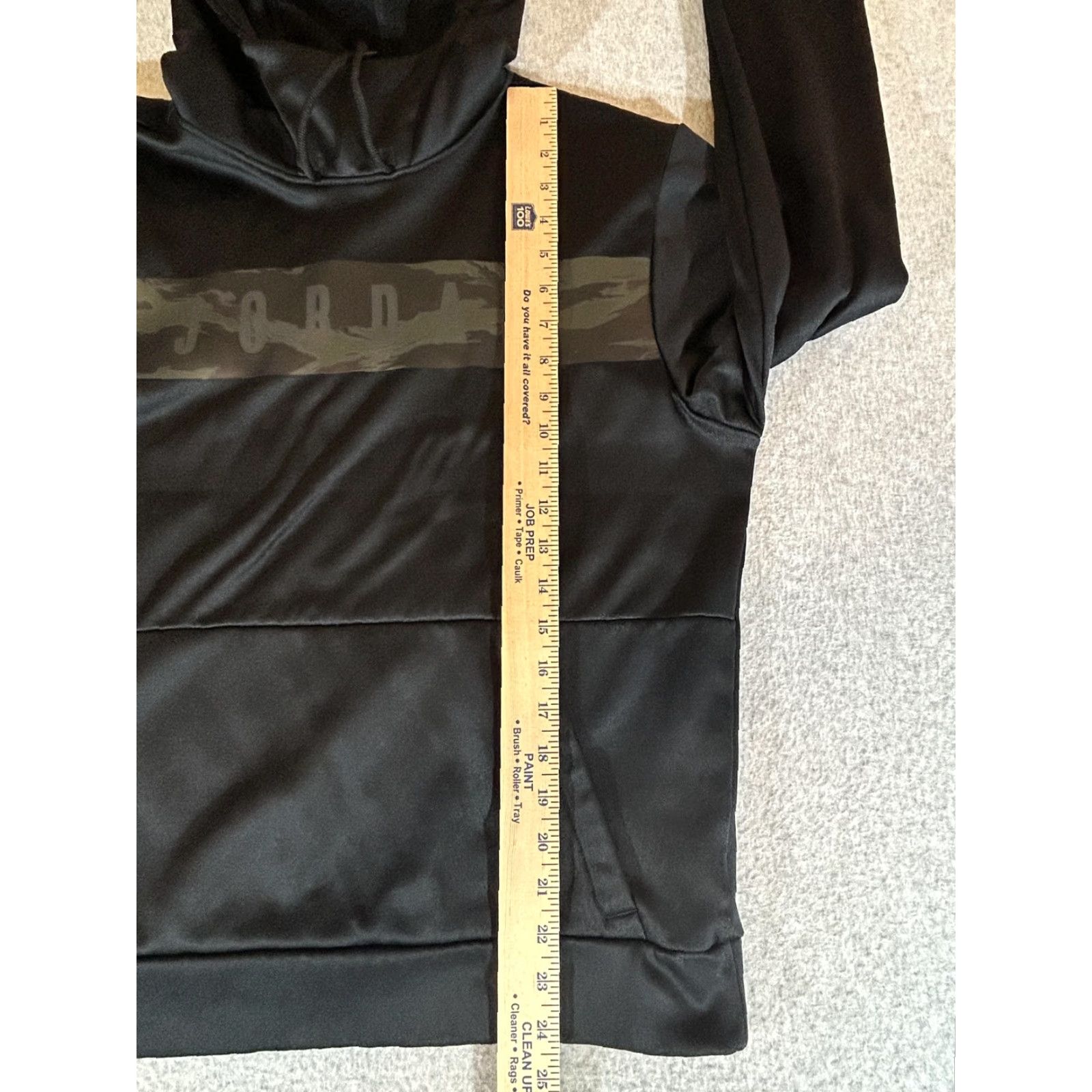 Jordan Brand Jordan Hoodie Mens M Black Camouflage PULLOVER Fleece Sweatshirt Jumpman Nike Jordan Graphic Print Logo Pockets Hooded Basketball Sports Casual Size US M / EU 48-50 / 2 - 7 Thumbnail