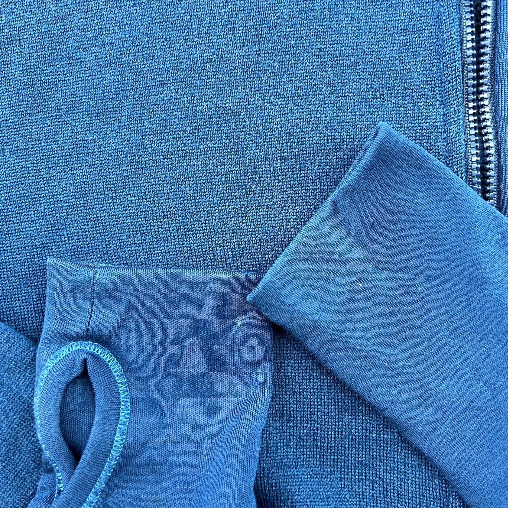 Vintage Devold Merino Wool Jacket Mens Large Blue Full Zip Outdoor Hiking Indoor Casual Workwear Regular Size US L / EU 52-54 / 3 - 3 Thumbnail