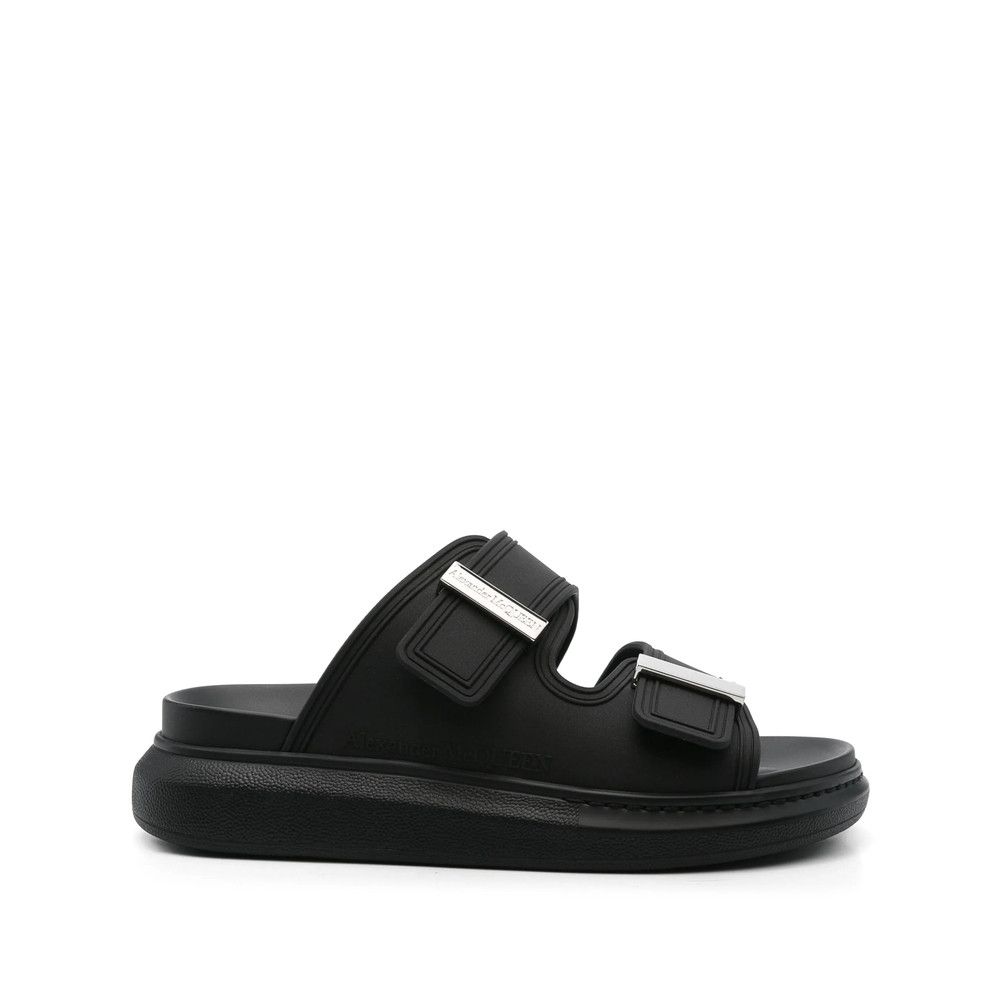 Alexander McQueen Alexander Mcqueen BLACK Sandals Size US 10 / IT 40 - 1 Thumbnail