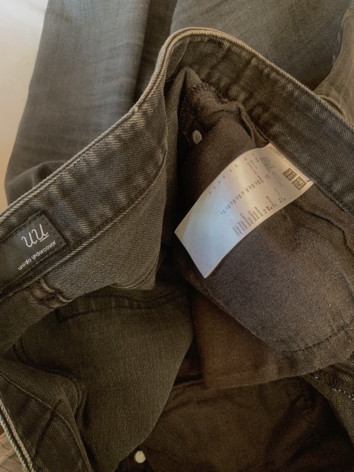 Hysteric Glamour × Undercover UU UNDERCOVER JEANS BLACK CARGO ZIPPER POCKET Size US 34 / EU 50 - 9 Thumbnail