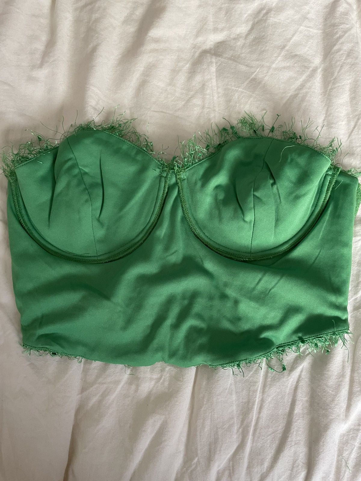 Naked & Famous NA-KD fluffy crop top Size XL / US 12-14 / IT 48-50 - 10 Thumbnail