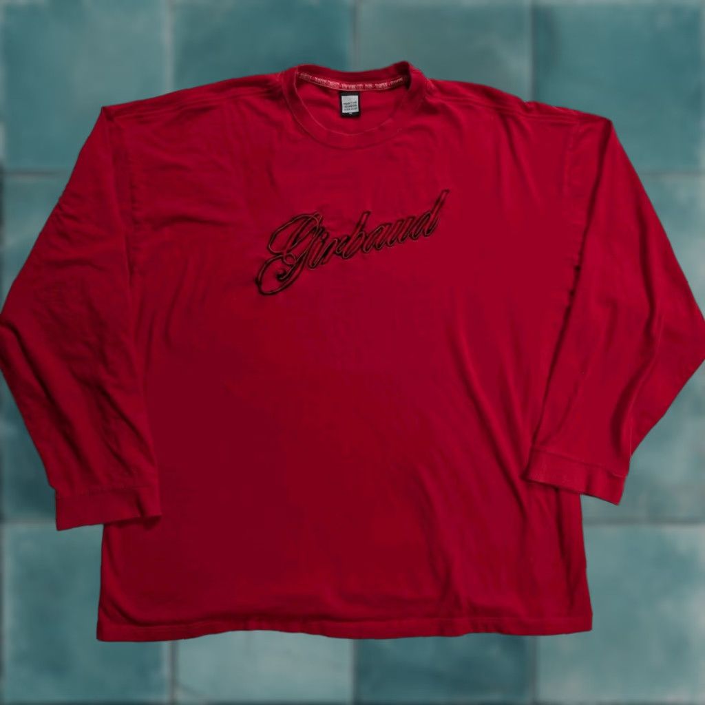 Spell VINTAGE Girbaud T-Shirt Mens 4XL Graffiti 90s Street Shirt Long Sleeve Red Cotton Knit Crew Neck NYC Hip Hop Paris United States Mens Size US XXL / EU 58 / 5 - 1 Thumbnail