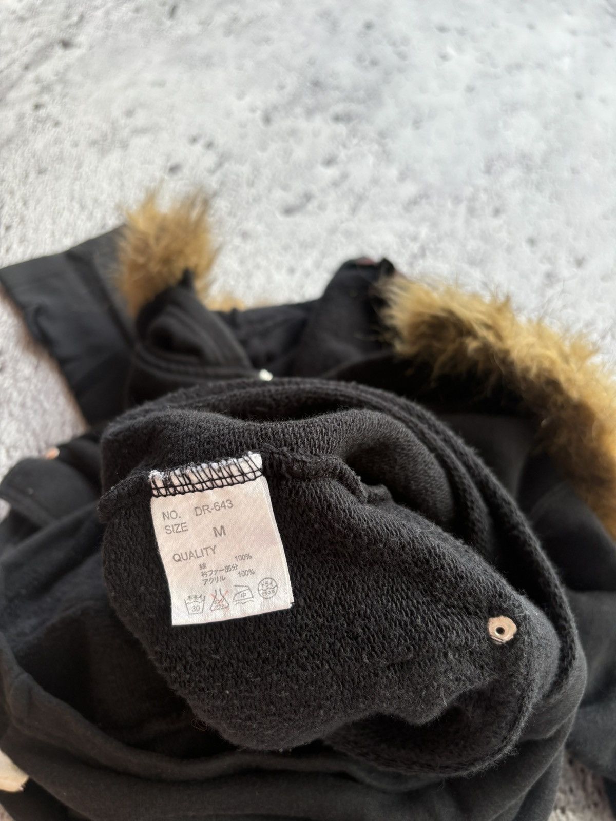 If Six Was Nine Y2k Deorat poem lgb punk style Fur hoodie Size US M / EU 48-50 / 2 - 7 Thumbnail
