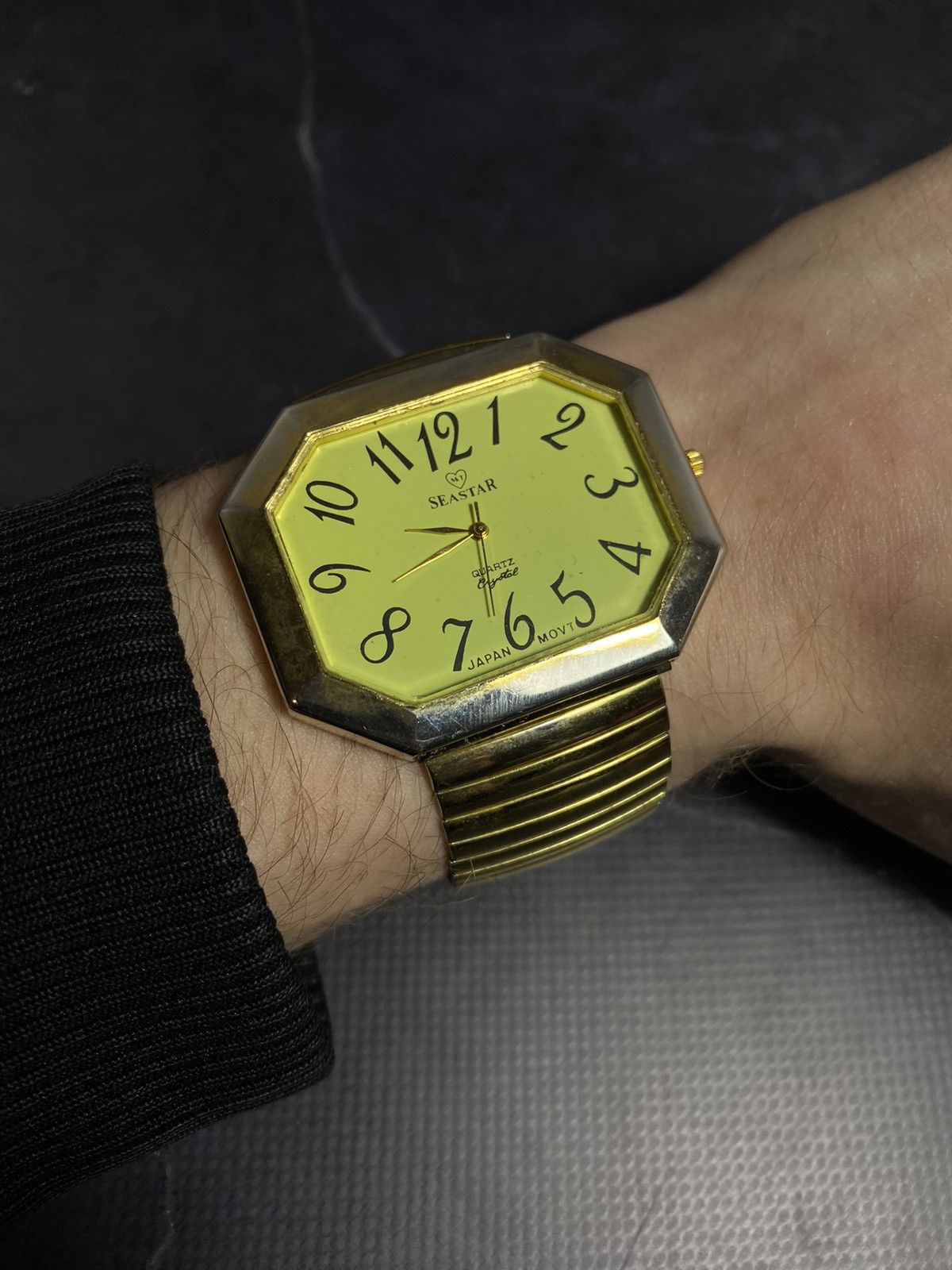 Jewelry Seastar Octagonal Gold Watch | Vintage Design Size ONE SIZE - 1 Thumbnail