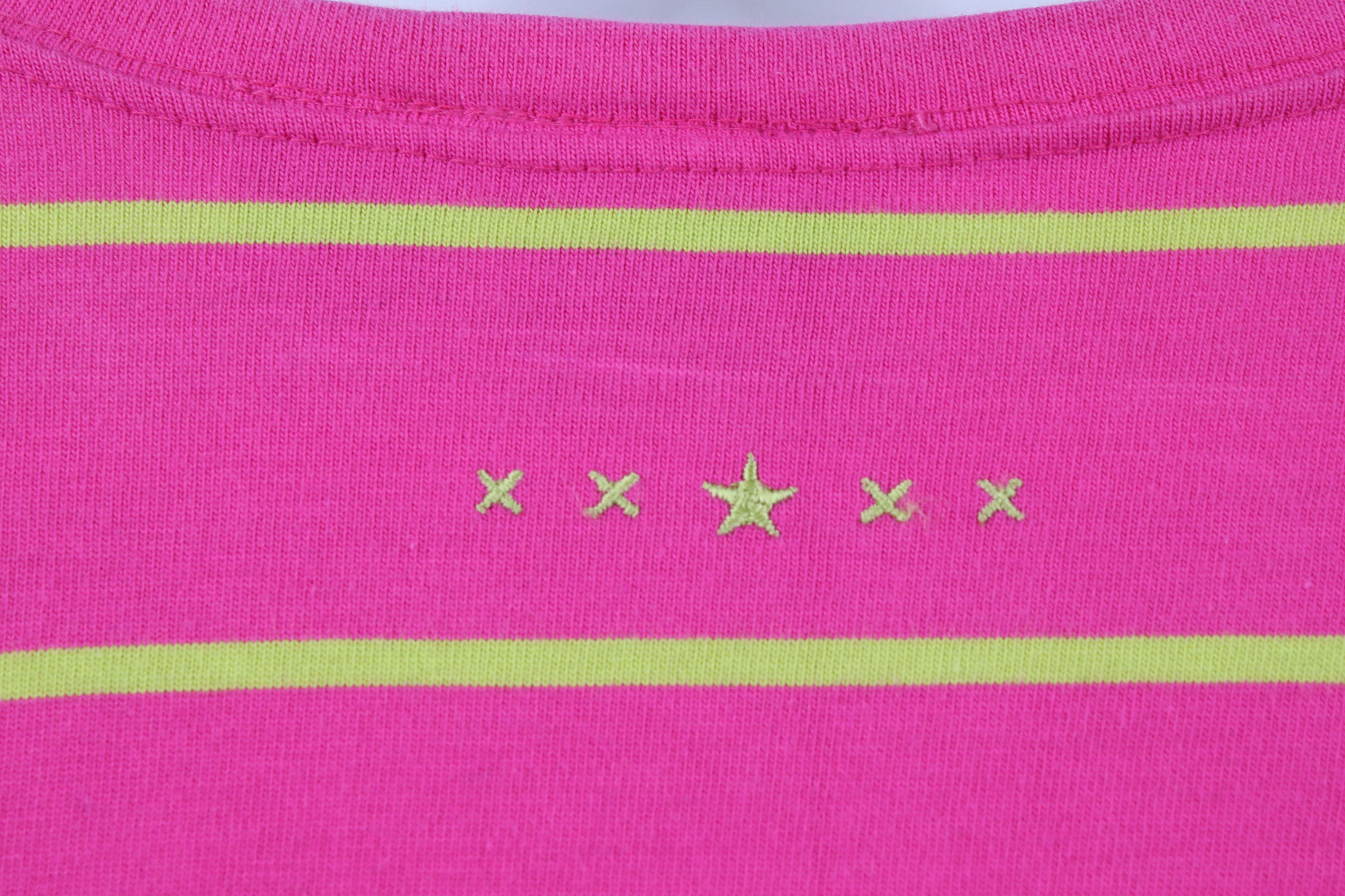 Dockers Vintage 90s Dockers Levi's Striped Pocket T-Shirt Pink USA Size L / US 10 / IT 46 - 10 Thumbnail
