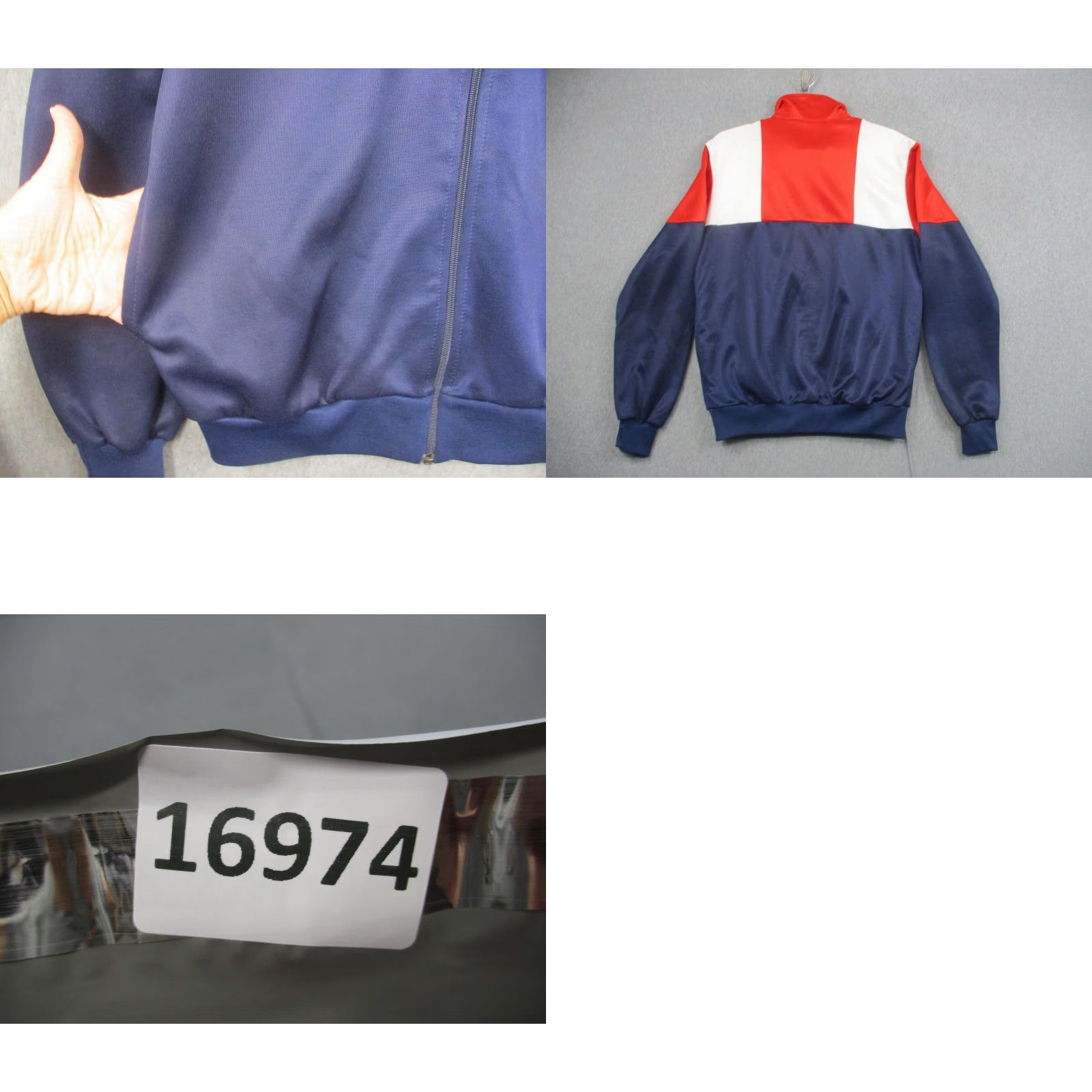 Nike VINTAGE Nike Jacket Mens M Red White Blue Track Full Zip Hong Kong 80s 90s Nike AeroLoft Size US M / EU 48-50 / 2 - 8 Thumbnail