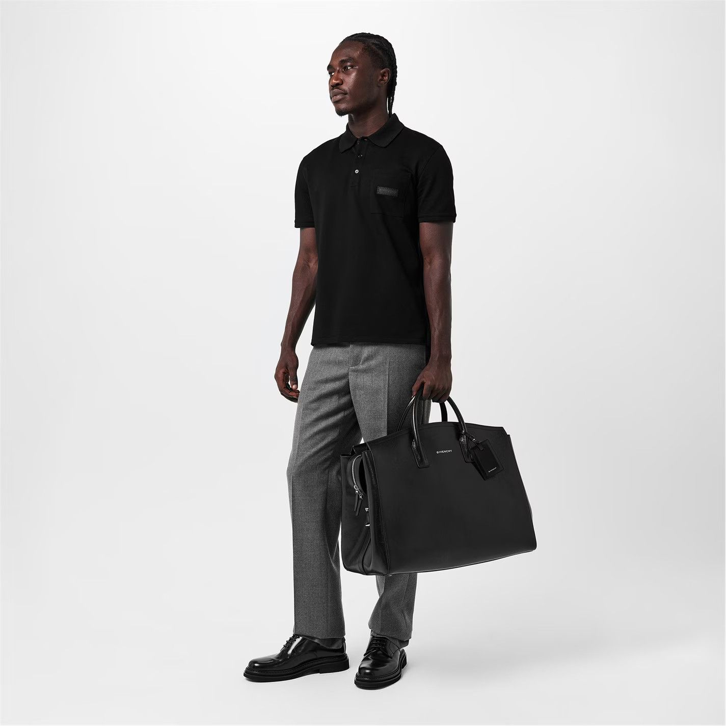 Givenchy o1g2r1mq0426 Straight Leg Trousers in Grey Size US 32 / EU 48 - 6 Thumbnail