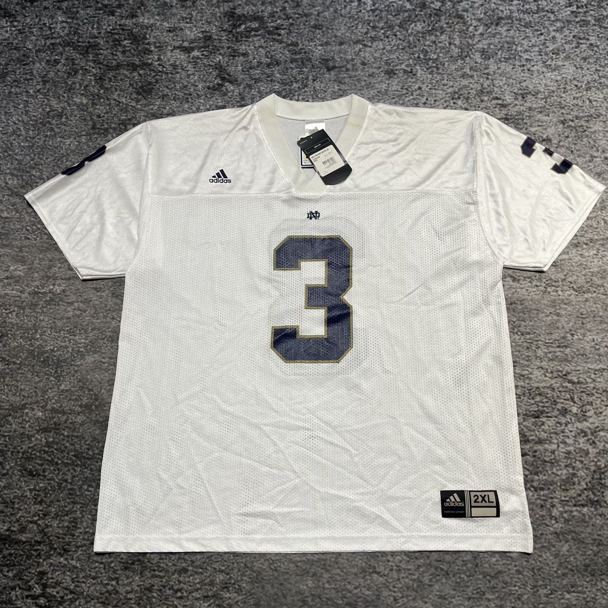 Adidas Vintage Adidas Notre Dame Fighting Irish Jersey #3 Away XXL Size US XXL / EU 58 / 5 - 3 Thumbnail