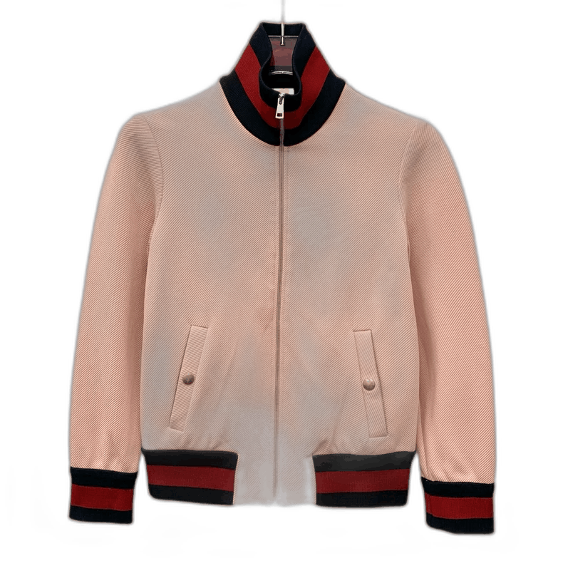 Gucci Gucci Pink Striped Zip Jacket Long Sleeve-2506 Size XXS / US 00 / IT 34 - 1 Thumbnail