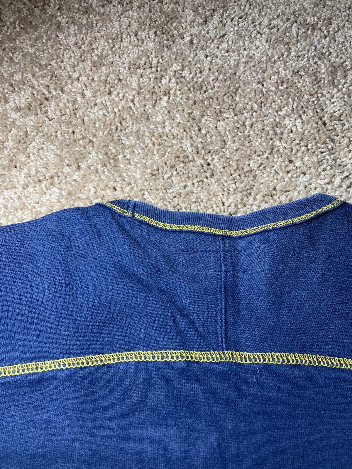 Supreme 1998 Supreme Stitch Athletic Top Navy Large 90s Vintage OG Size US L / EU 52-54 / 3 - 8 Thumbnail