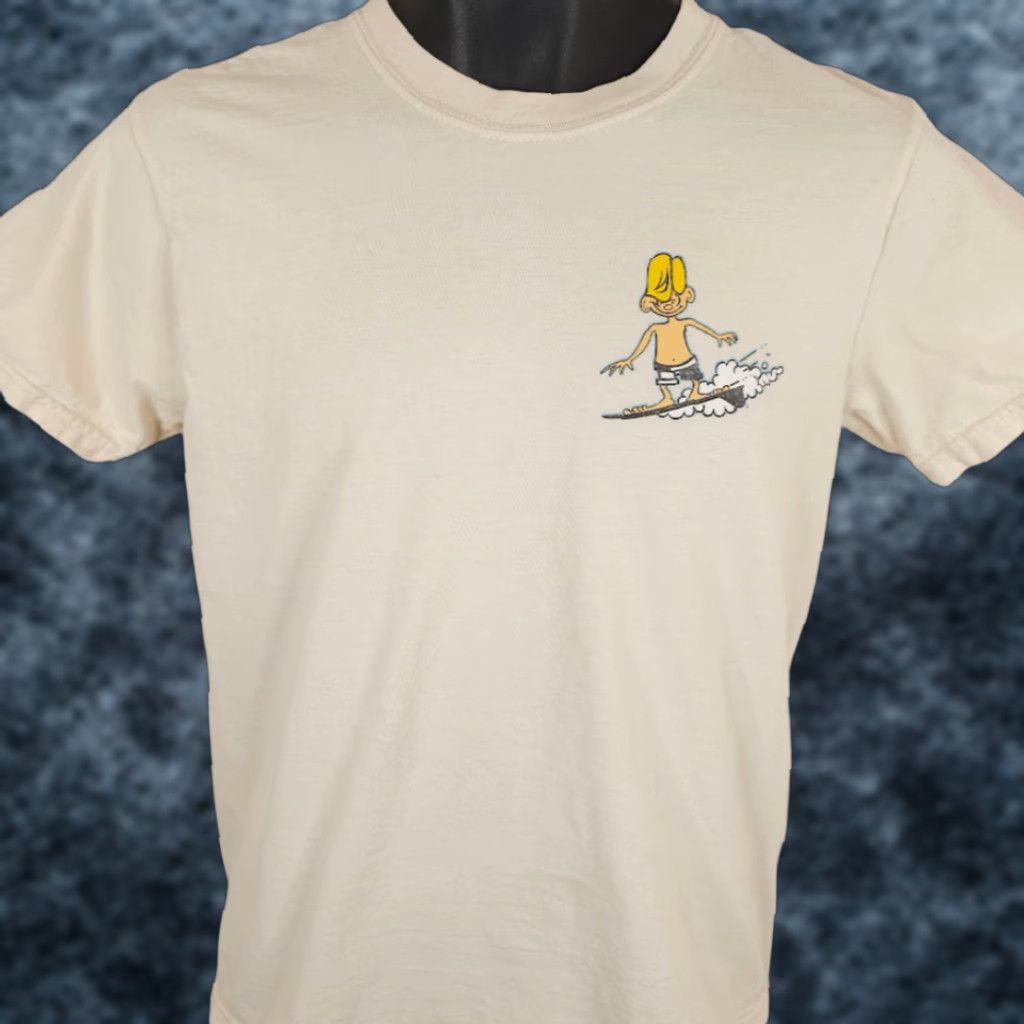 Jacks Surfboards T Shirt Mens Size Small Beige Surfer Surfing Retro Design California Surf Surfboard Surfer Surfing T-Shirt Men