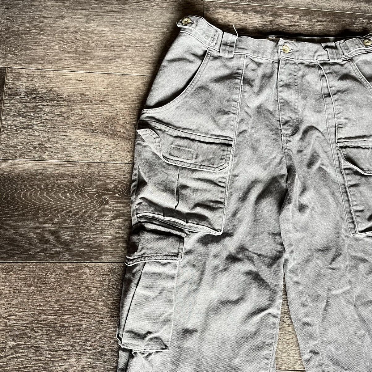 Columbia × Vintage Vintage 2000s Columbia Cargo Straight Fit Grey Pants 32x32 Size US 32 / EU 48 - 3 Thumbnail
