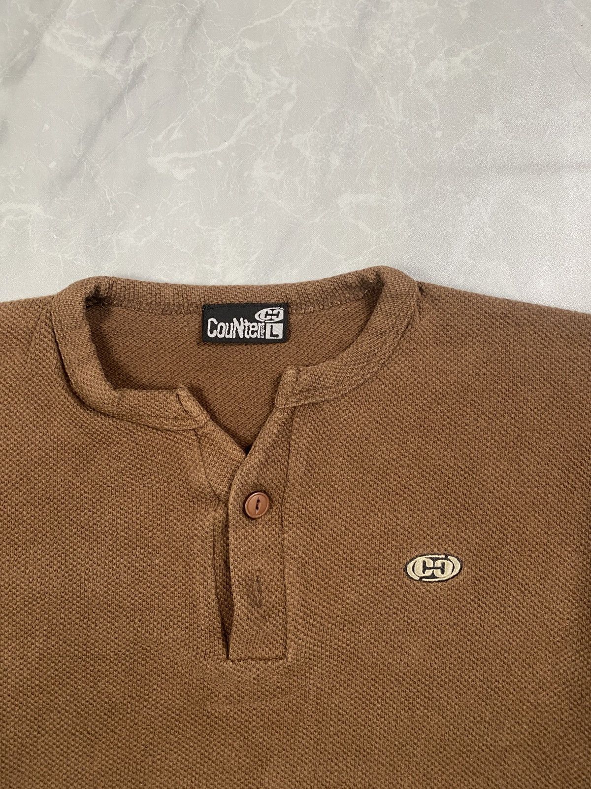 Other Vintage 00s Counter Culture Thermal Waffle Longsleeve Size US M / EU 48-50 / 2 - 2 Thumbnail