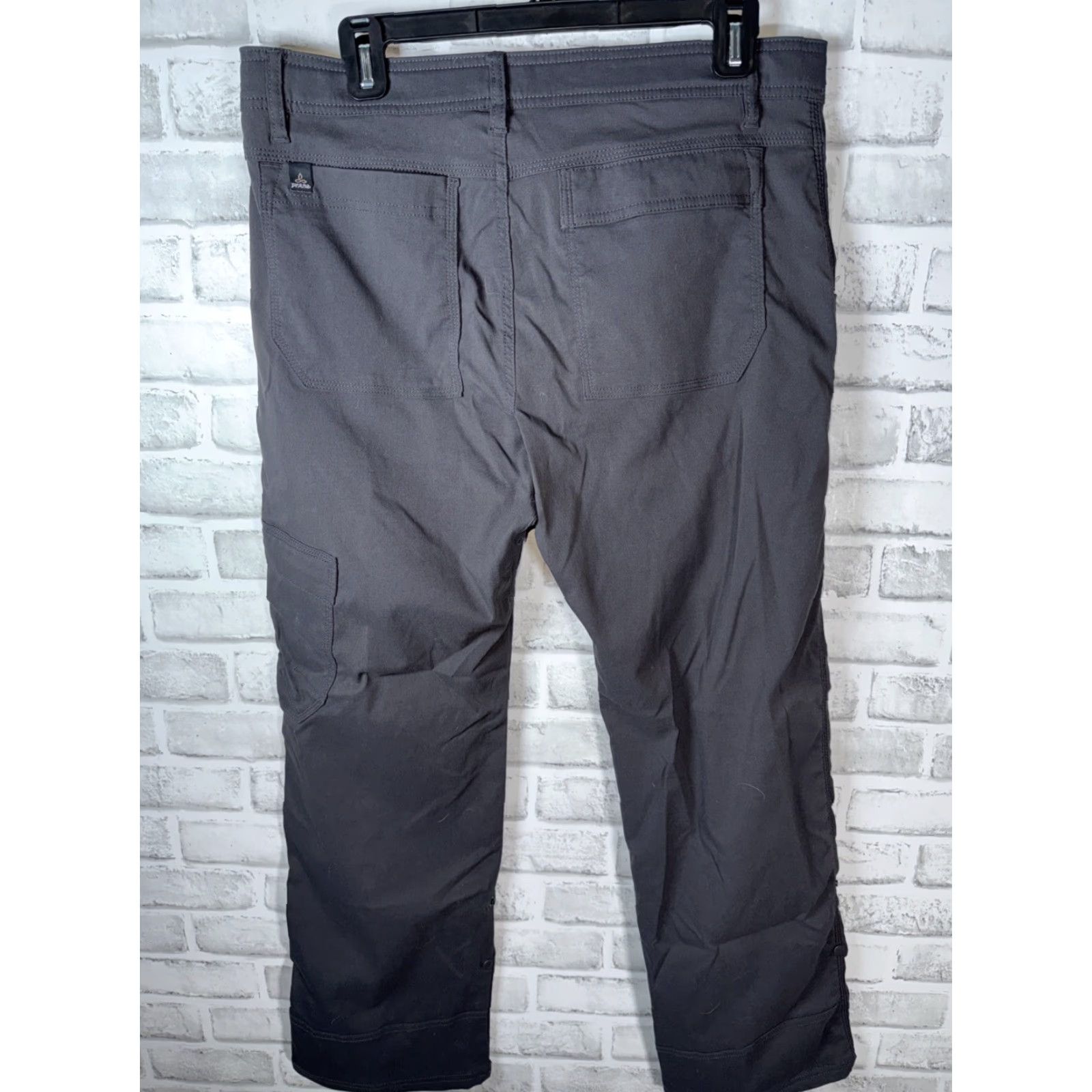 Prana VINTAGE Prana Mens Cargo Pants 32 Gray Nylon Hiking Roll-up Outdoor Sports Size US 32 / EU 48 - 6 Thumbnail
