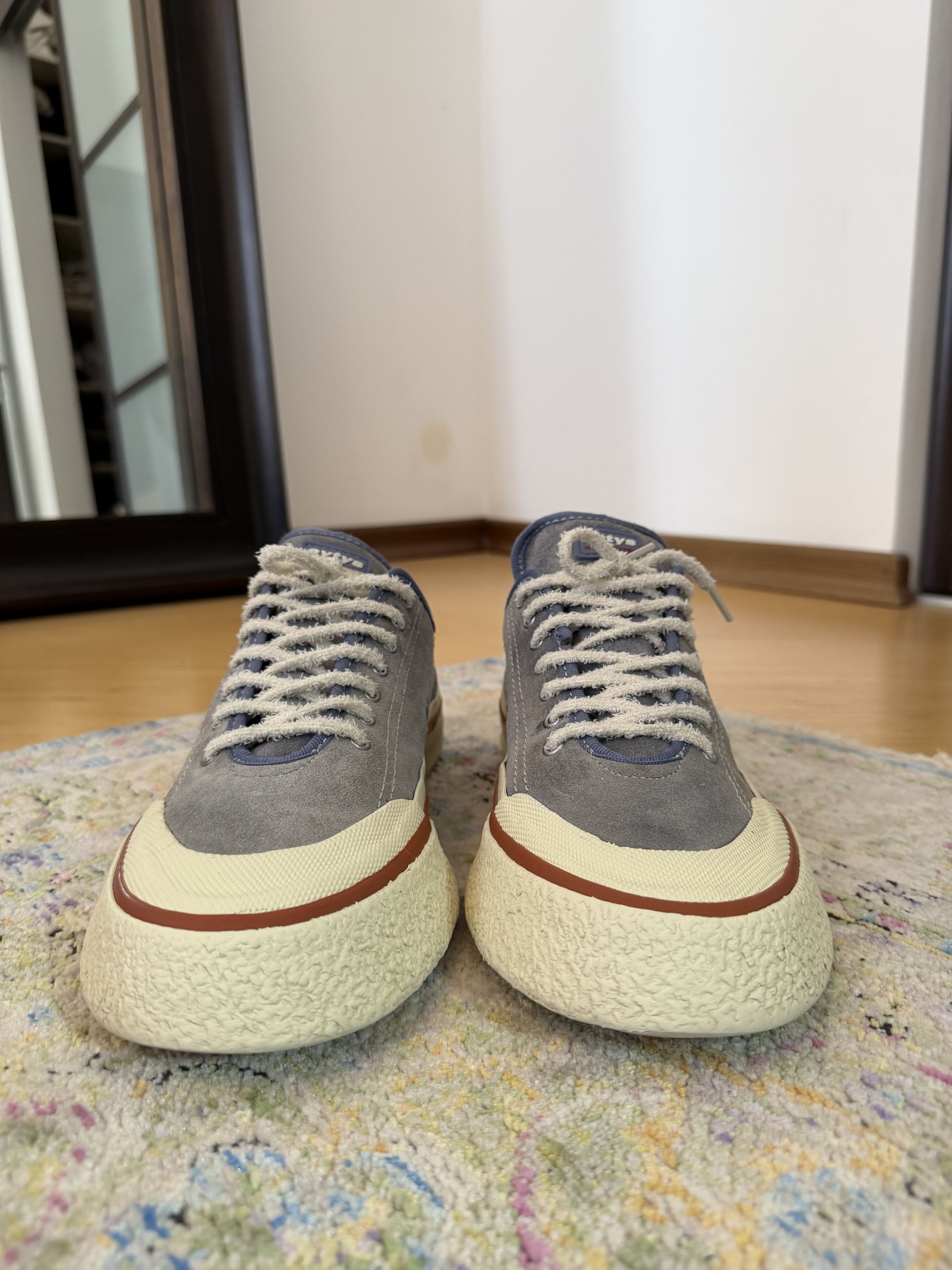 Eytys Eytys Laguna Blue Denim Sneakers Size US 12 / EU 45 - 10 Thumbnail