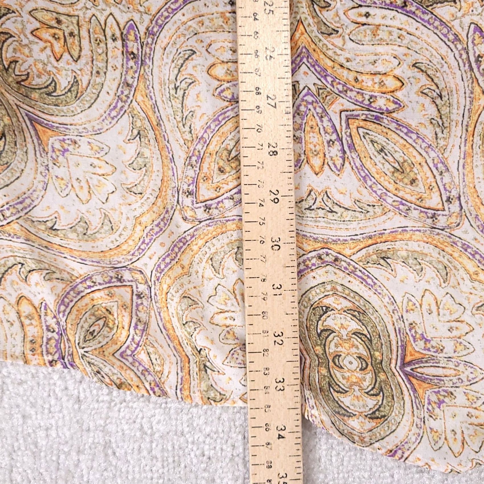 Vintage Chico's Paisley V-Neck High Low Tunic Shirt Women's XL Boho Lightweight Size XL / US 12-14 / IT 48-50 - 6 Thumbnail