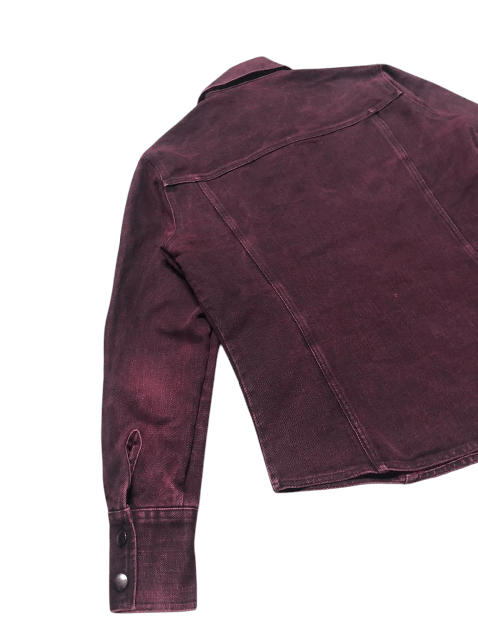 Shellac Vintage Shellac Denim Shirt Jacket Snap Button Nice Colour Size M / US 6-8 / IT 42-44 - 6 Thumbnail