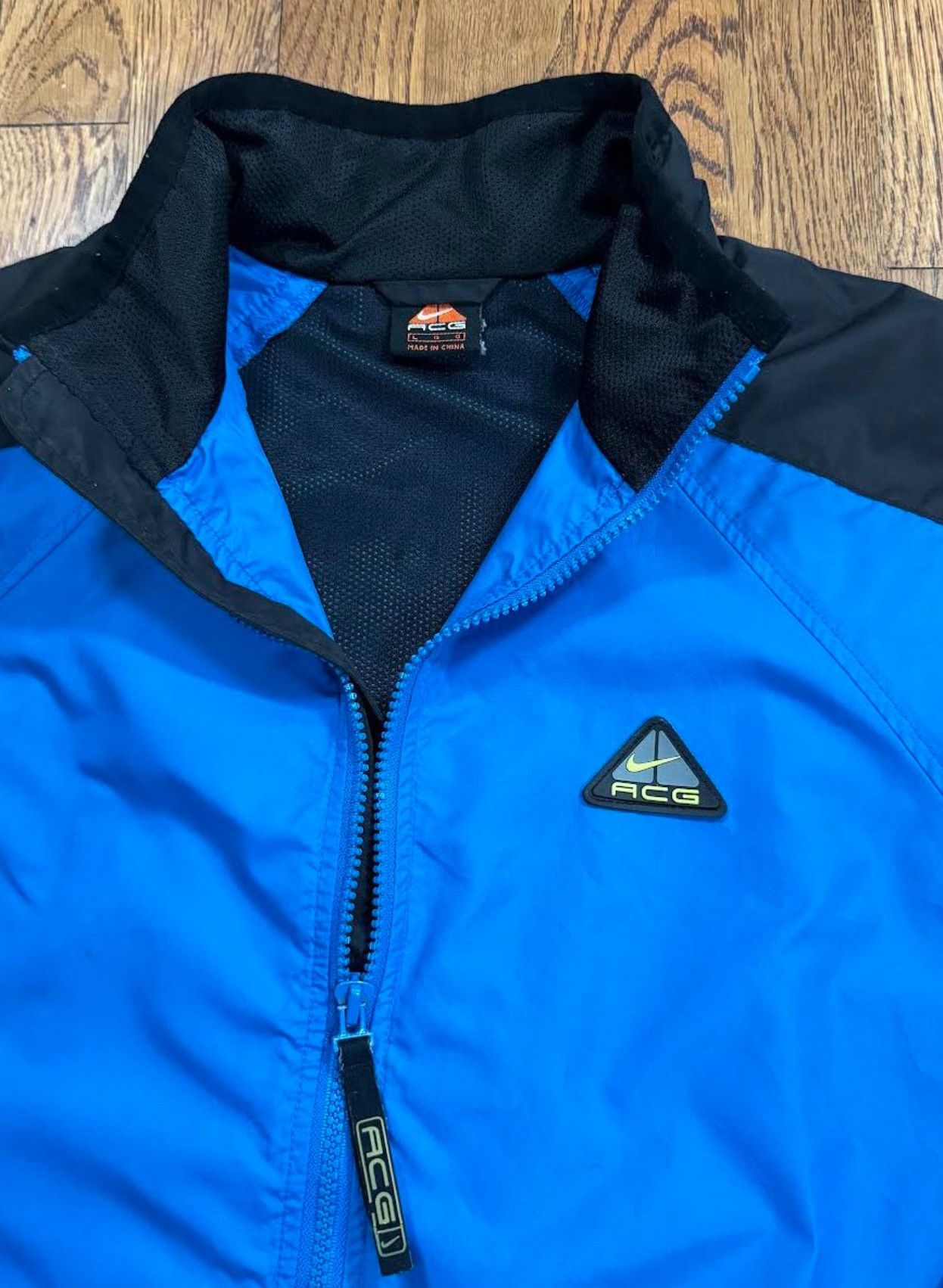 Nike × Nike ACG Vintage 90s Nike ACG Clima F.I.T. Swoosh Windbreaker size L Size US L / EU 52-54 / 3 - 4 Thumbnail