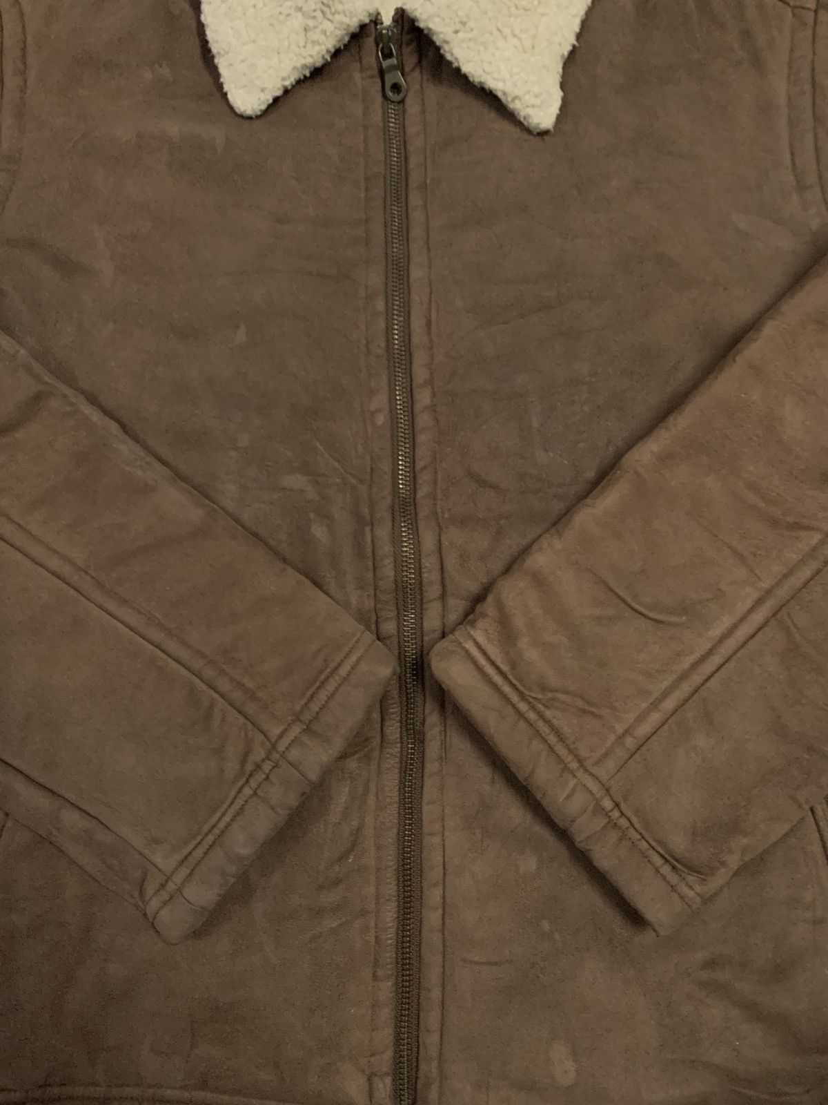 Japanese Brand Vintage Japanese Brand Faux Suede Style Sherpa Lined Jacket Size US M / EU 48-50 / 2 - 8 Thumbnail