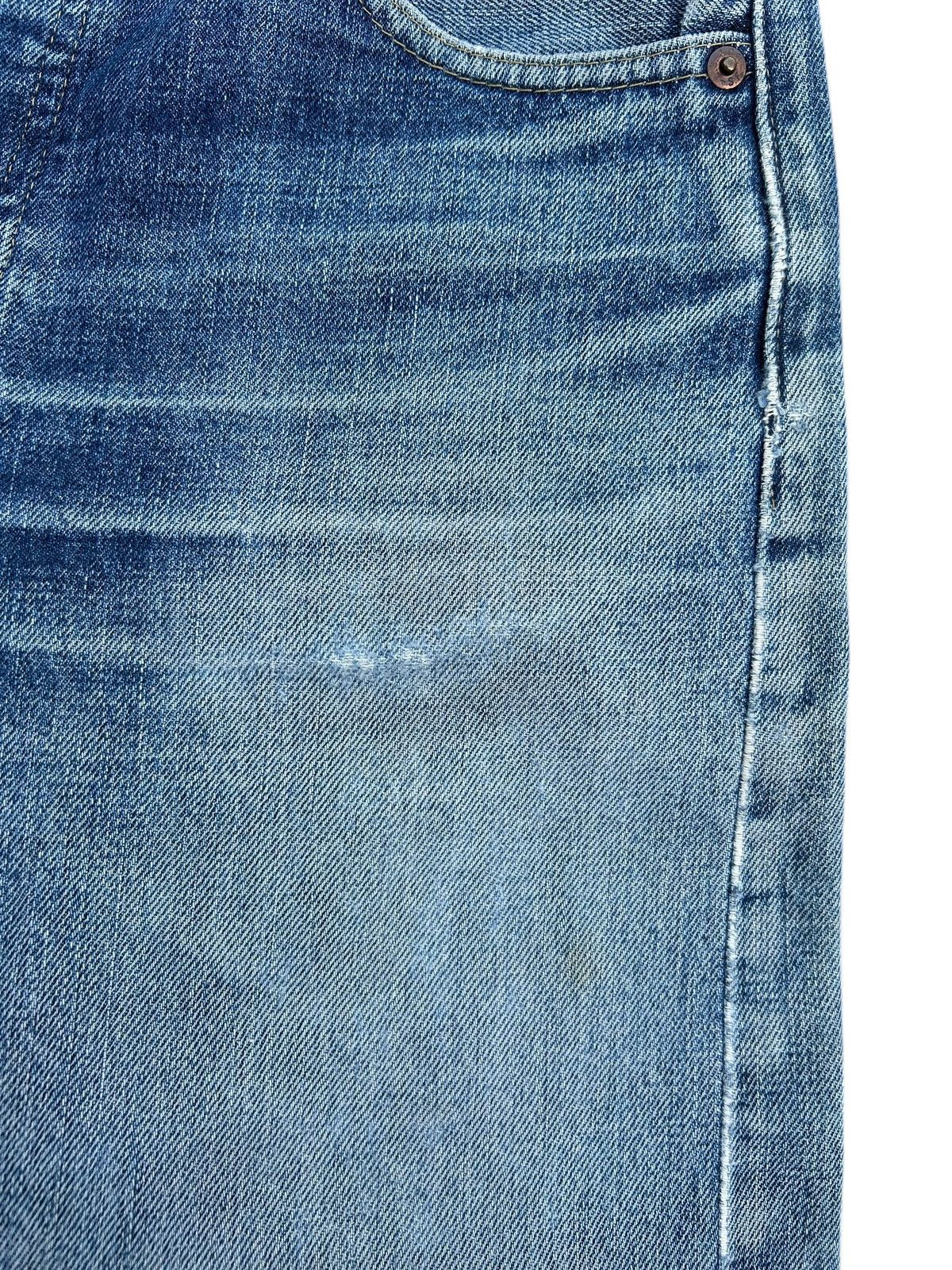 Kapital Vintage Levis Big E Selvedge Distressed Denim Jeans Size US 30 / EU 46 - 8 Thumbnail