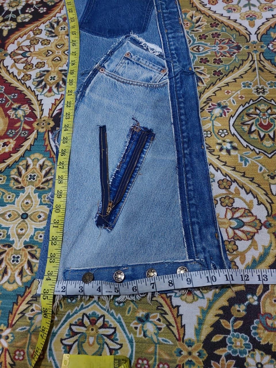 Levi's Vintage Clothing Levis custom Multi pocket Patchworks Jeans Size 31 Size US 31 - 11 Thumbnail